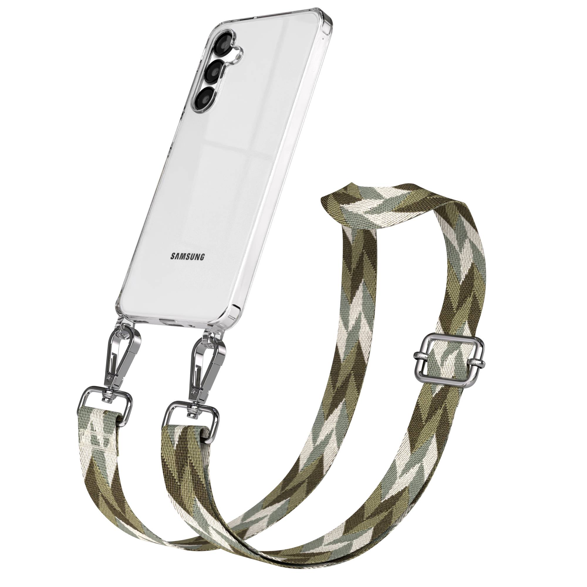 Samsung Galaxy A16 Handykette mit Boho Band verstellbar EAZY CASE