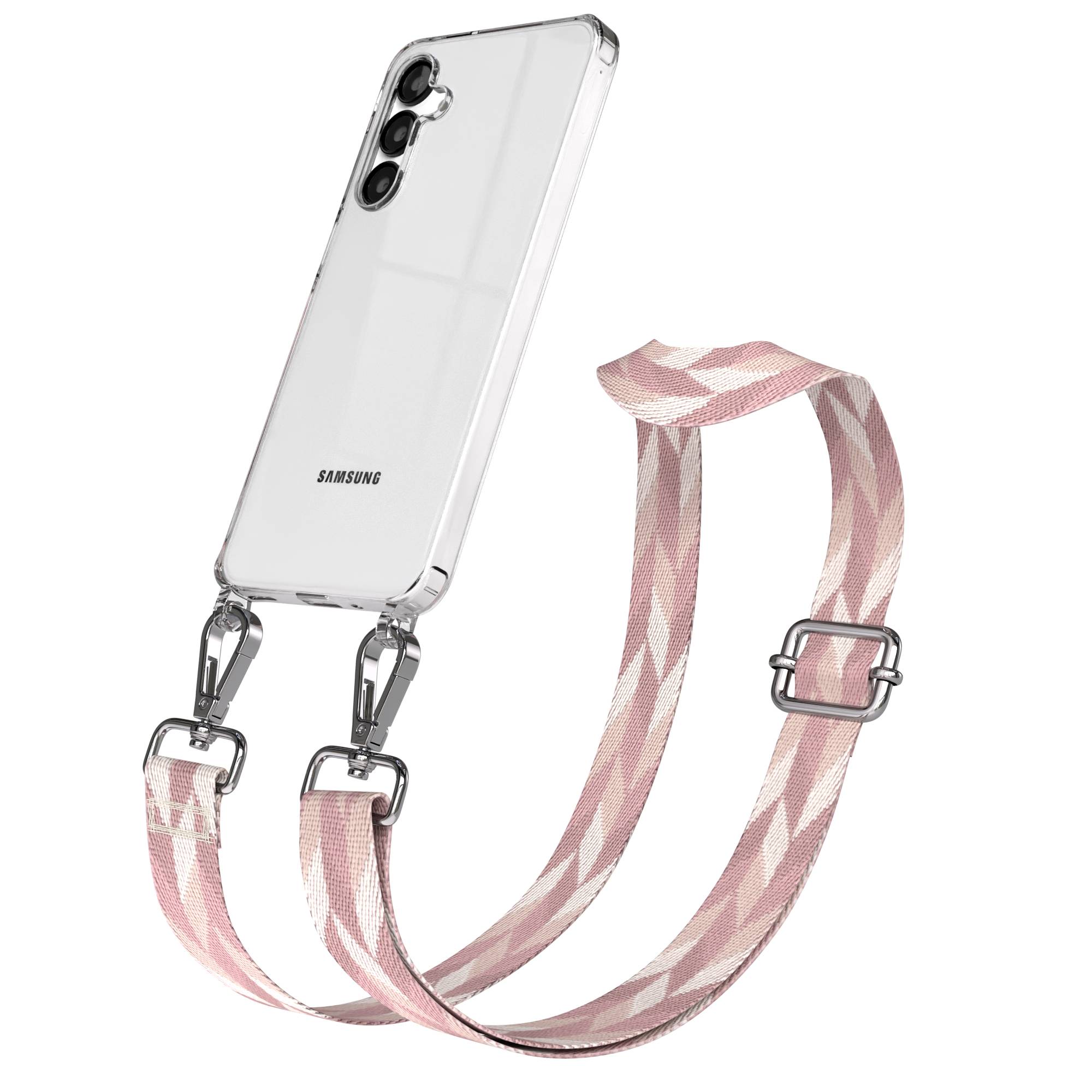 Samsung Galaxy A16 Handykette mit Boho Band verstellbar EAZY CASE