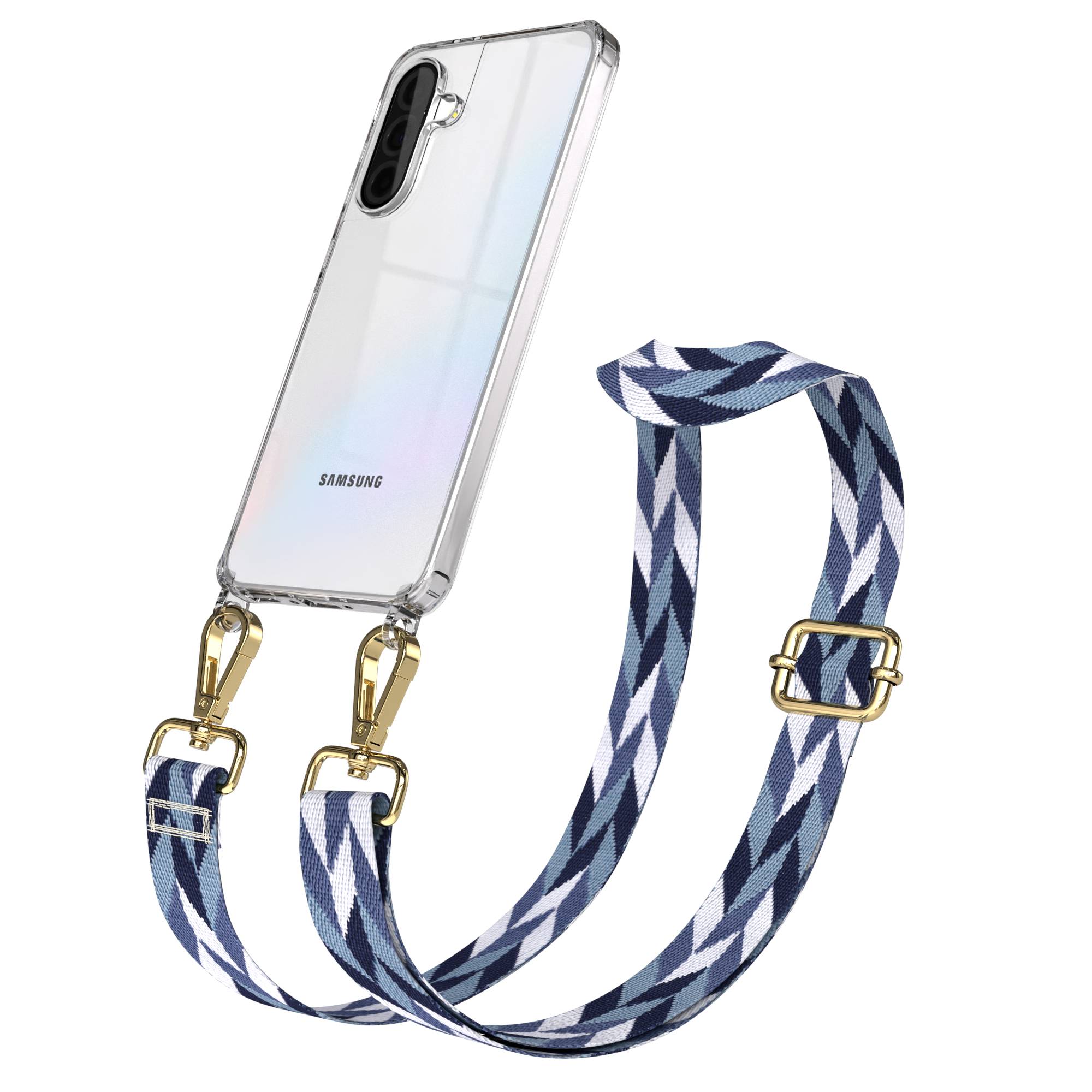 Samsung Galaxy A36 Handykette mit Boho Band verstellbar