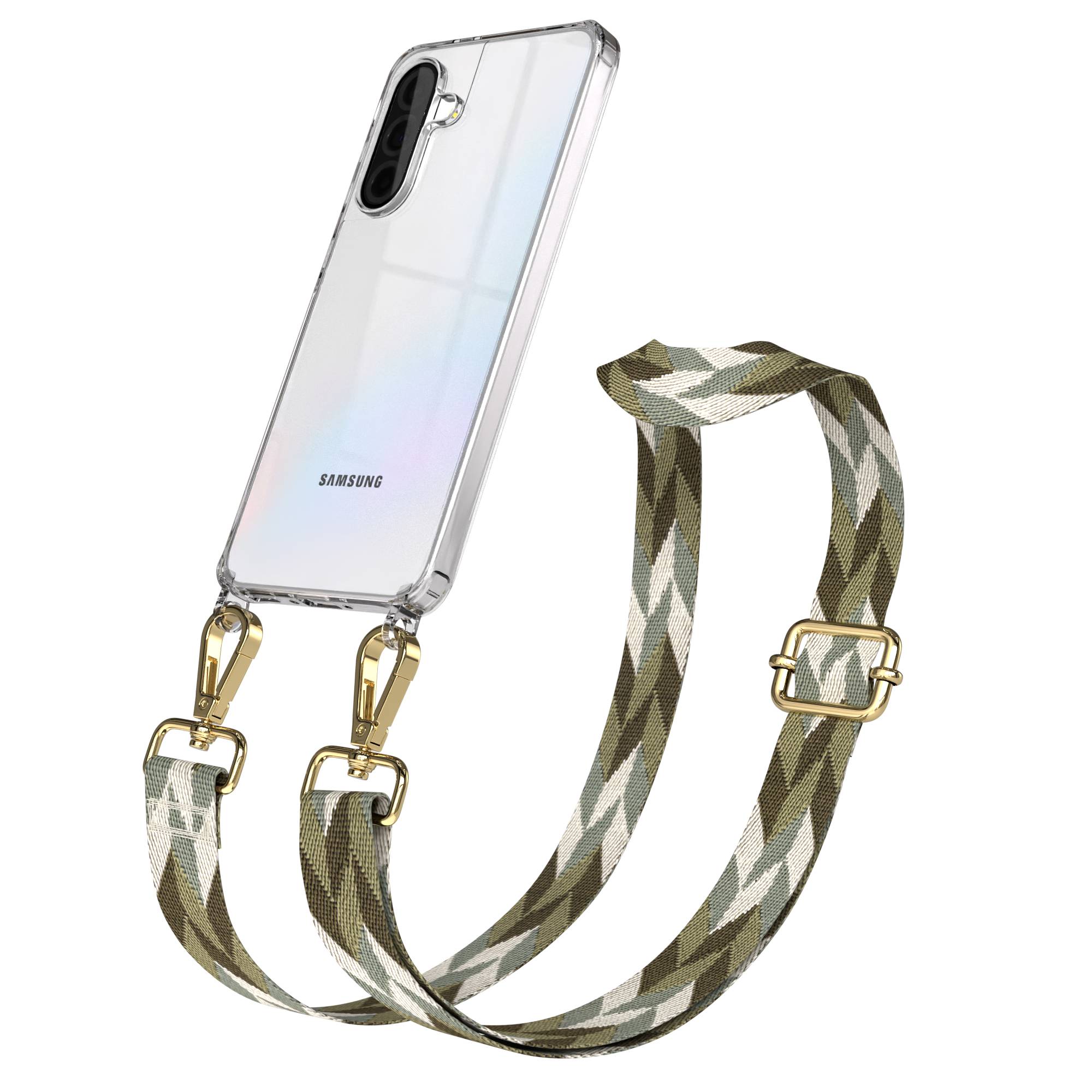 Samsung Galaxy A36 Handykette mit Boho Band verstellbar