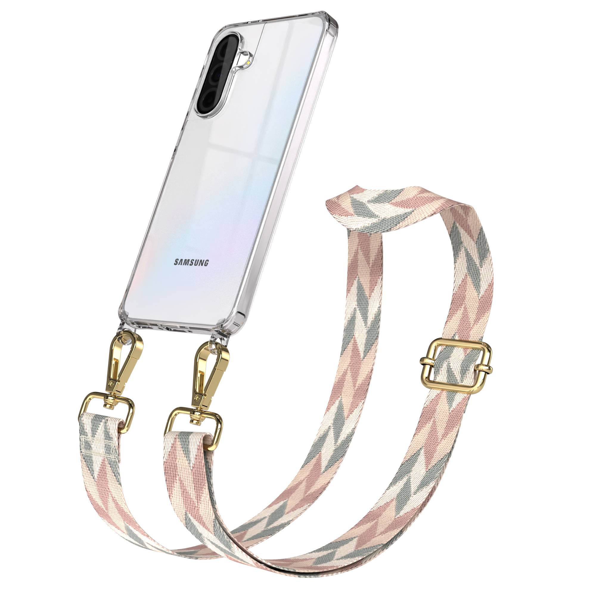 Samsung Galaxy A36 Handykette mit Boho Band verstellbar