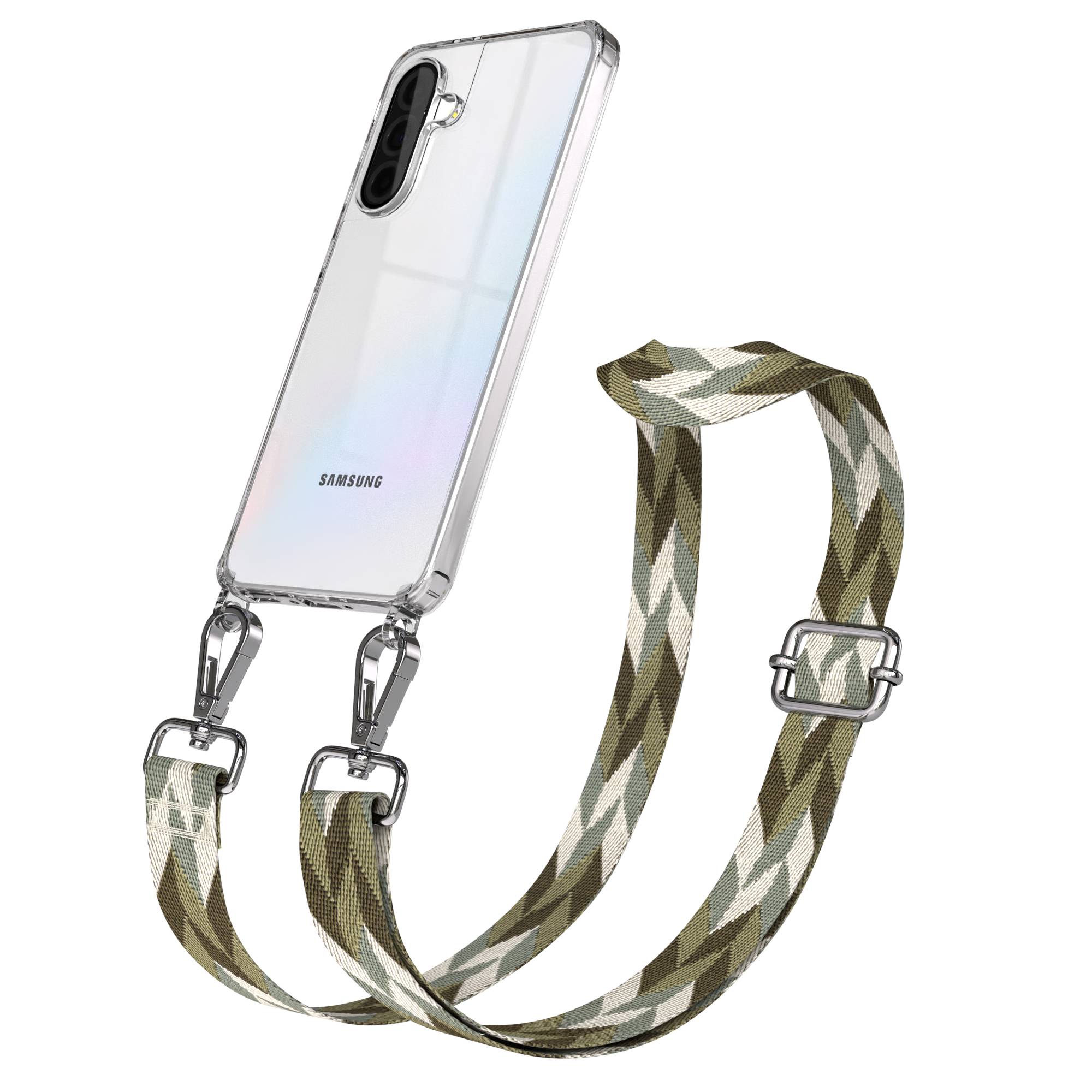 Samsung Galaxy A36 Handykette mit Boho Band verstellbar