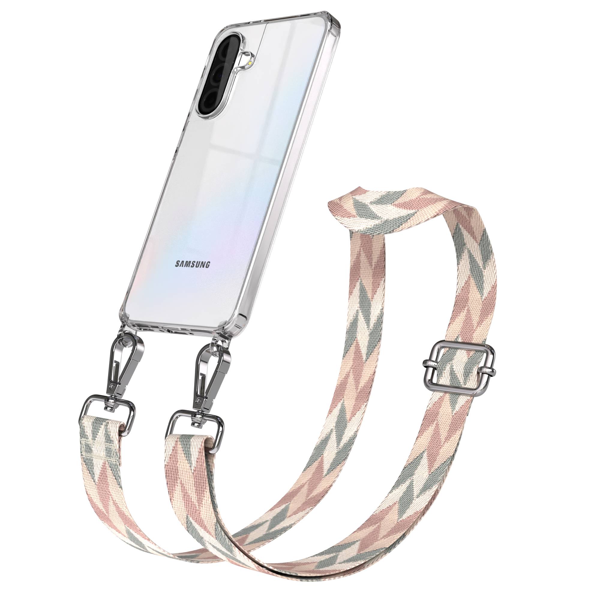 Samsung Galaxy A36 Handykette mit Boho Band verstellbar