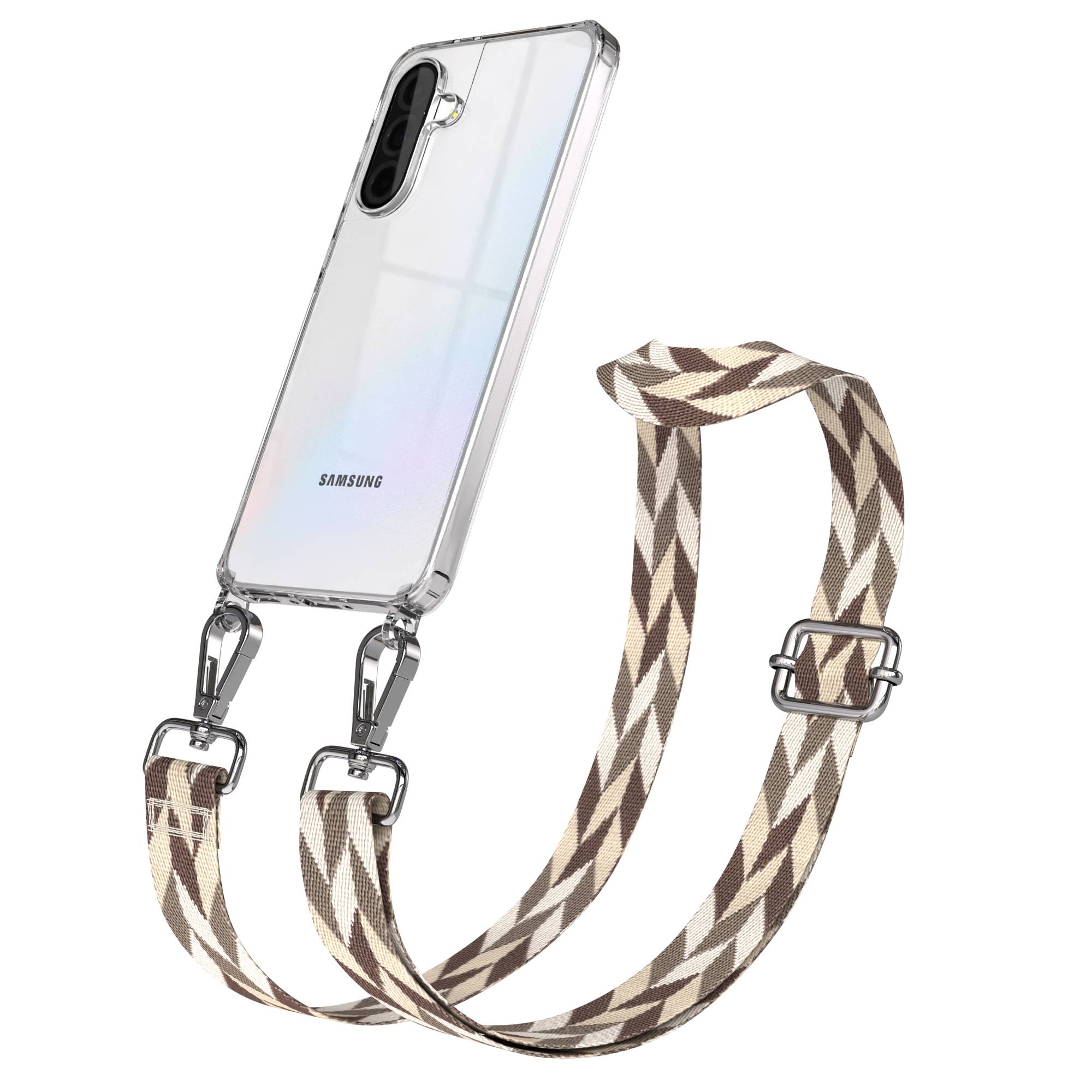 Samsung Galaxy A36 Handykette mit Boho Band verstellbar