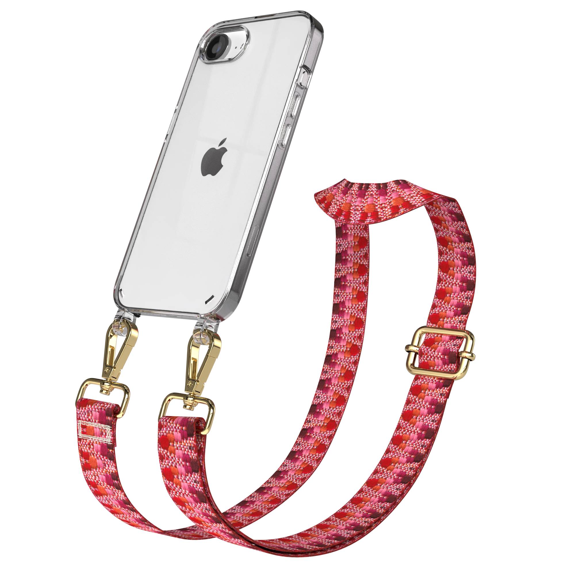 iPhone 16e Handykette mit verstellbarem Boho Band von EAZY CASE