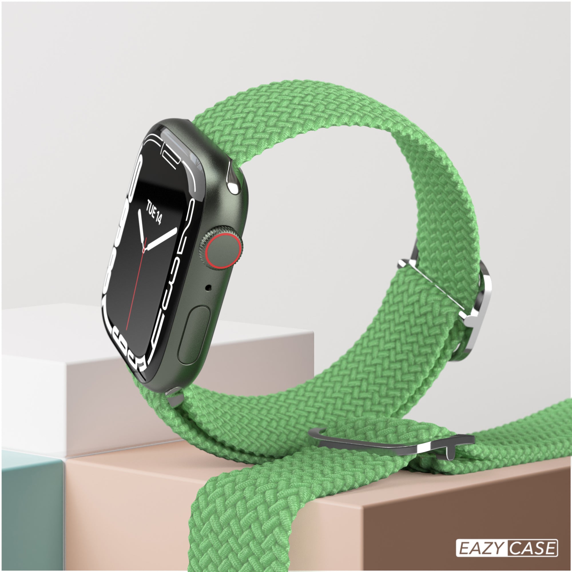 Apple Watch Armband geflochten Edelstahl Magnetverschluss EAZY CASE Wristband