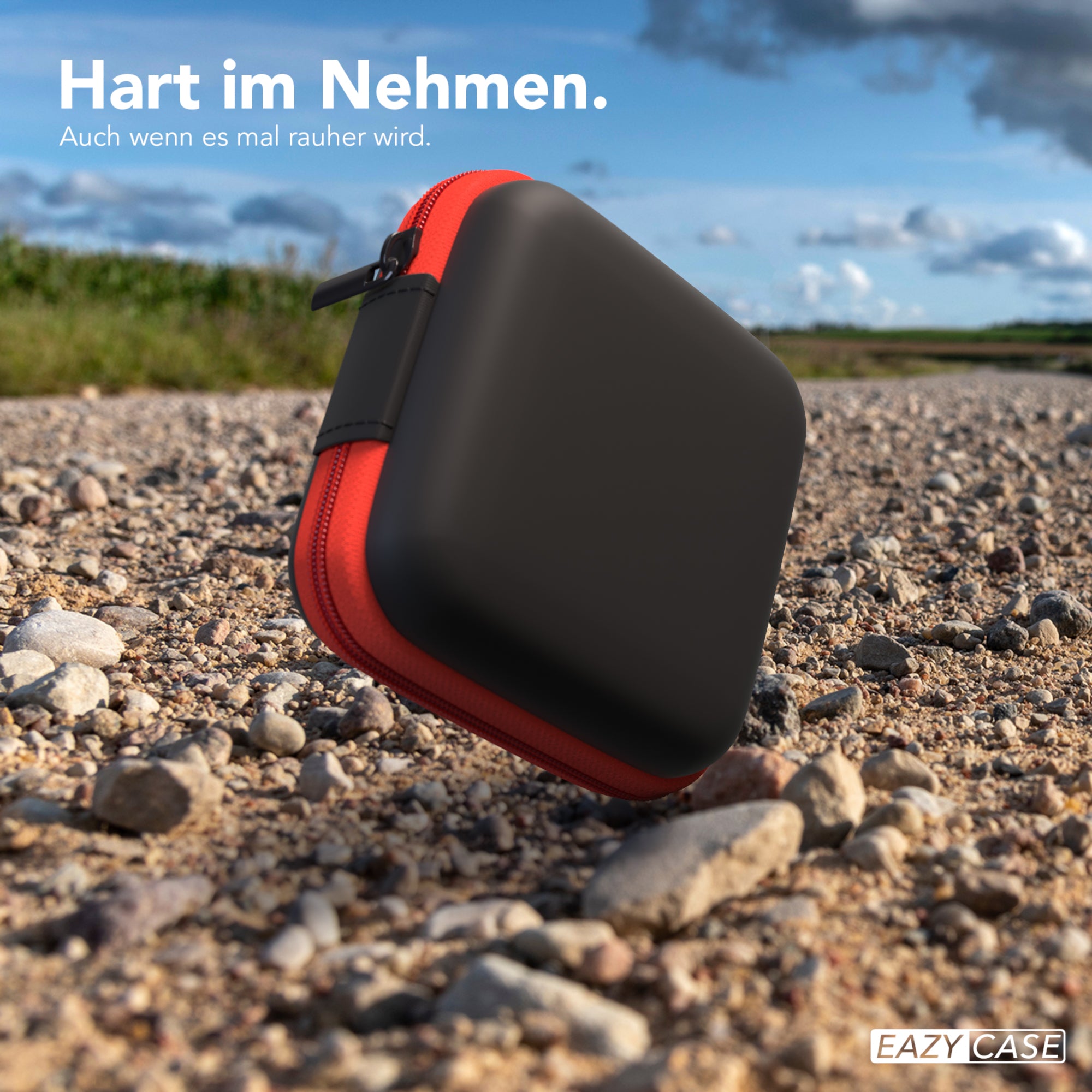 Universal Tasche für In-Ear Kopfhörer mit Netzfach