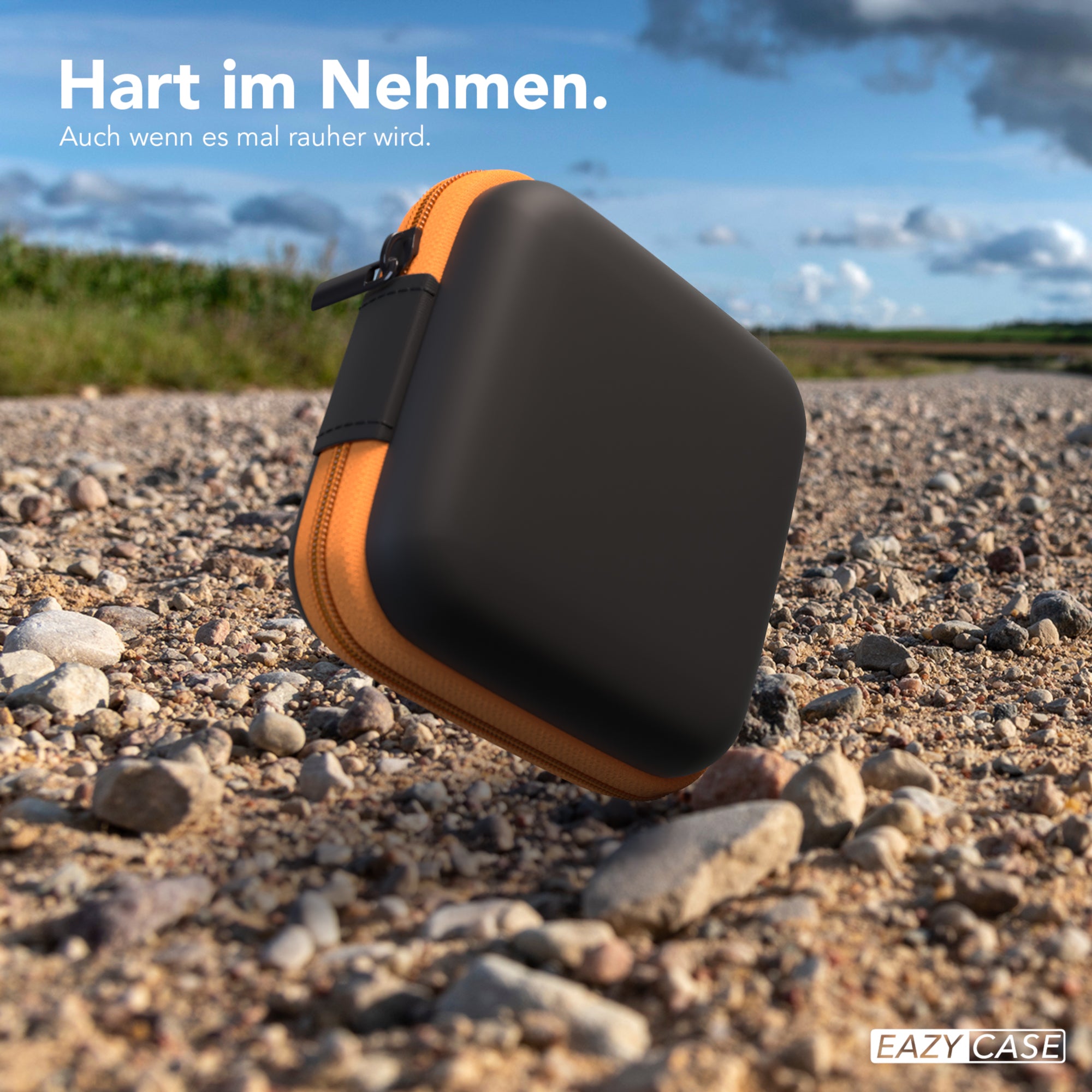 Universal Tasche für In-Ear Kopfhörer mit Netzfach