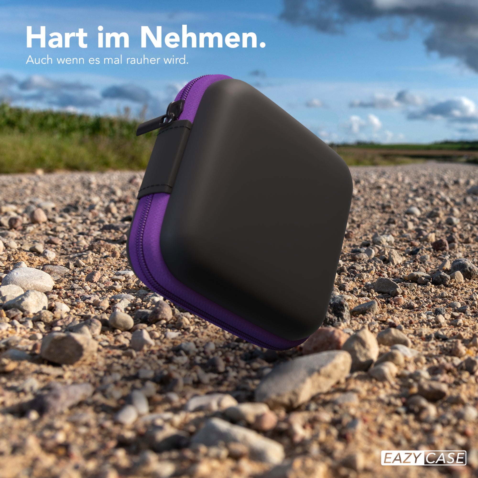 Universal Tasche für In-Ear Kopfhörer mit Netzfach