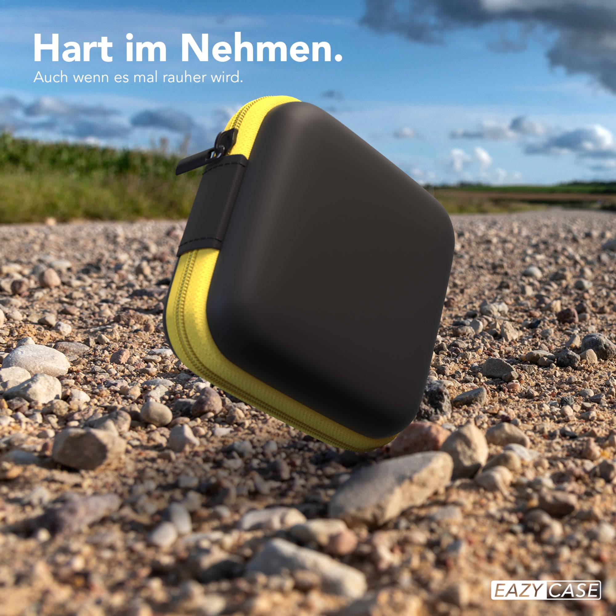 Universal Tasche für In-Ear Kopfhörer mit Netzfach