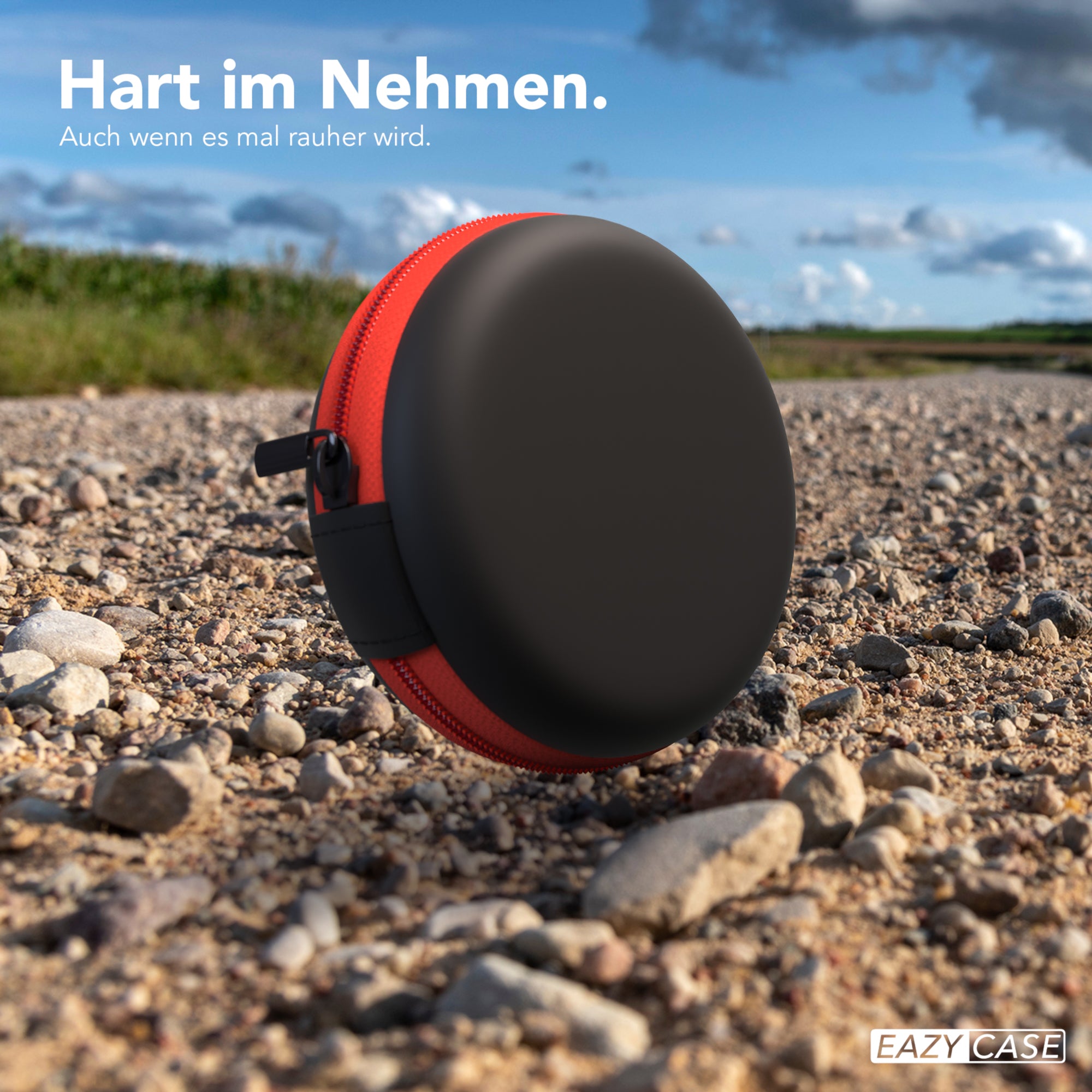 Universal Tasche für In-Ear Kopfhörer mit Netzfach