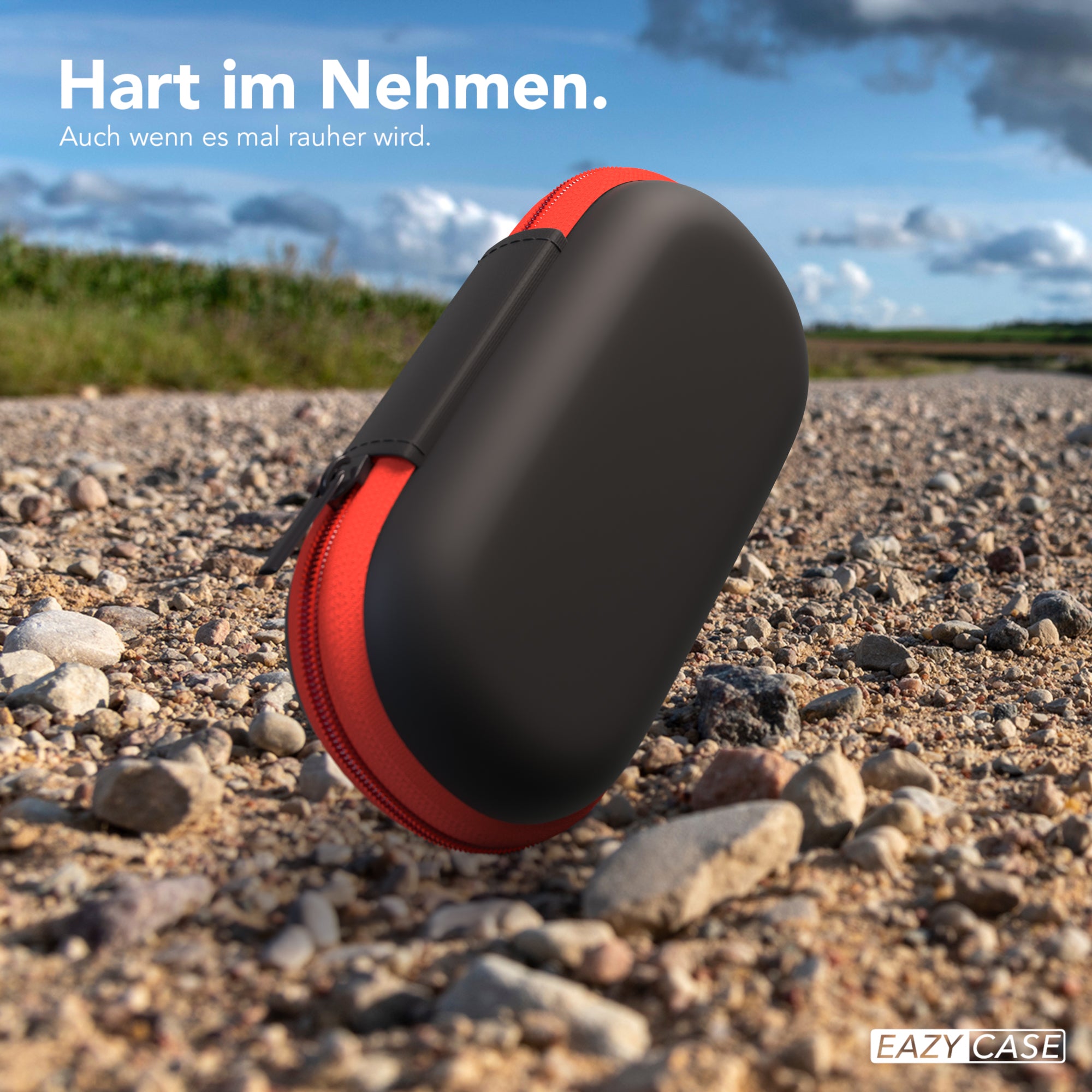 Universal Tasche für In-Ear Kopfhörer mit Netzfach