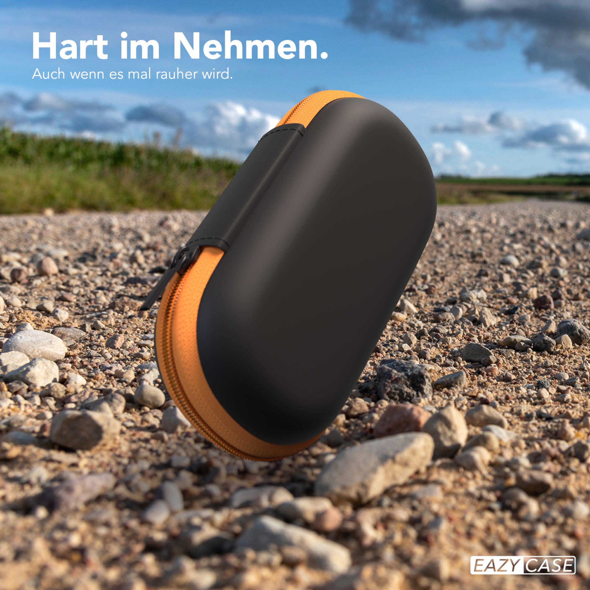 Universal Tasche für In-Ear Kopfhörer mit Netzfach