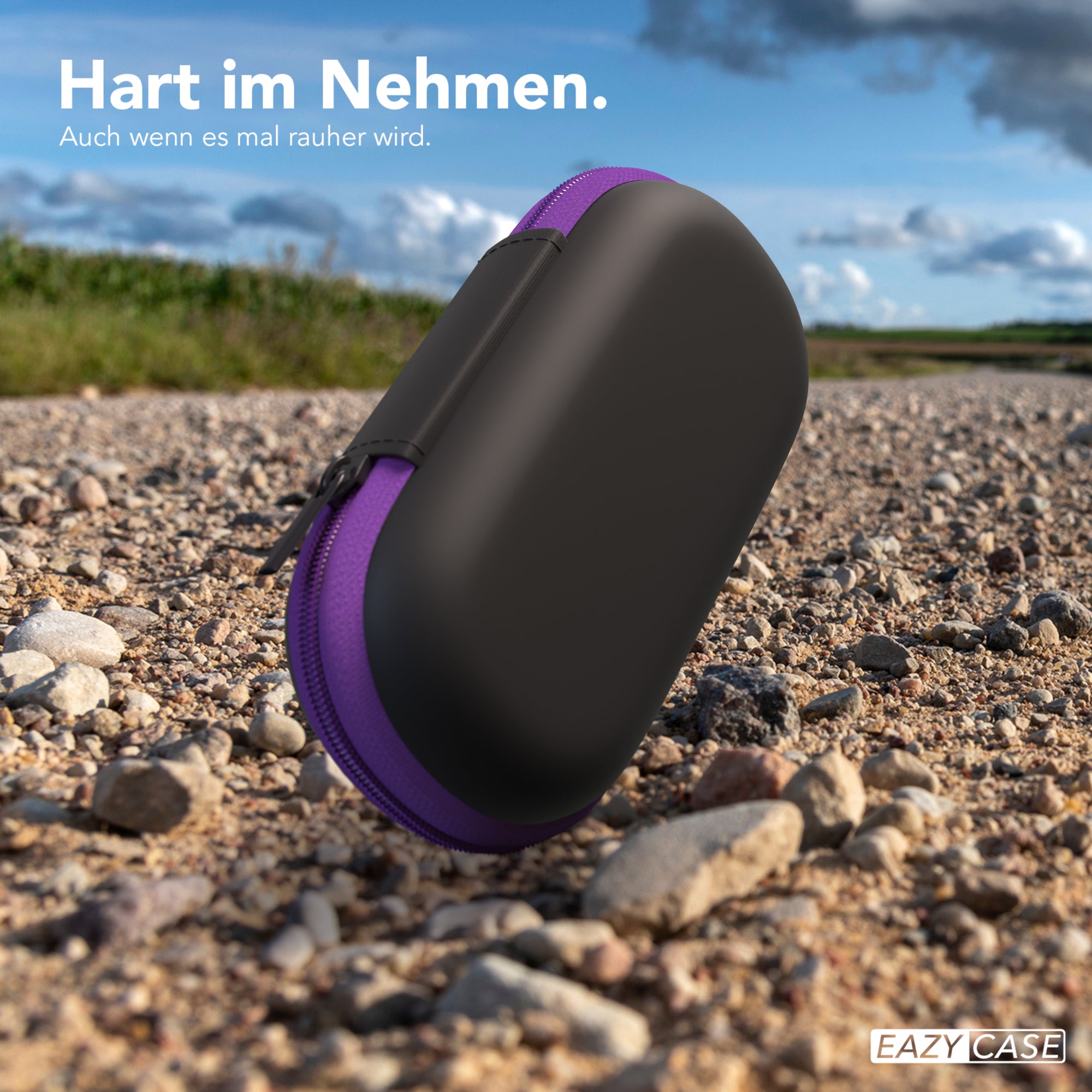 Universal Tasche für In-Ear Kopfhörer mit Netzfach