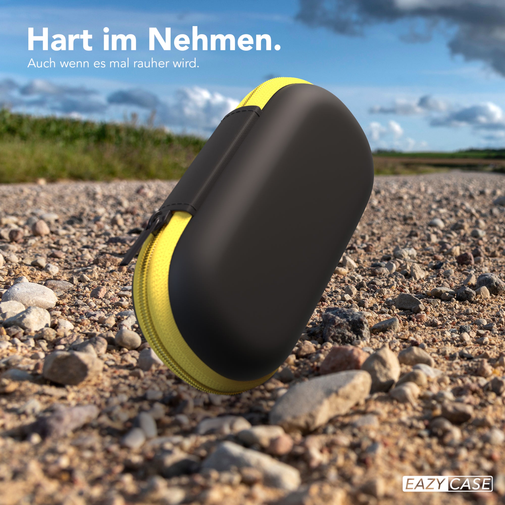 Universal Tasche für In-Ear Kopfhörer mit Netzfach