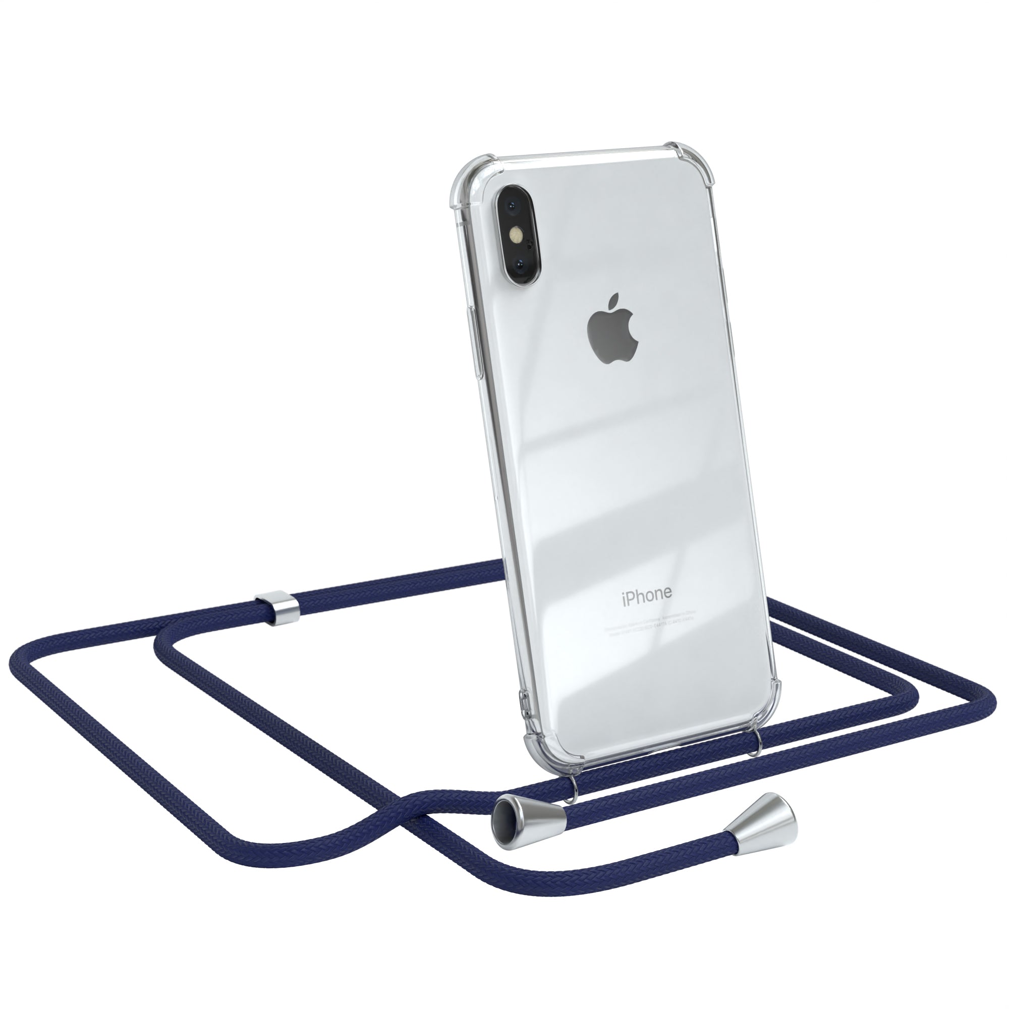 iPhone XS Max transparente Hülle + Kordel