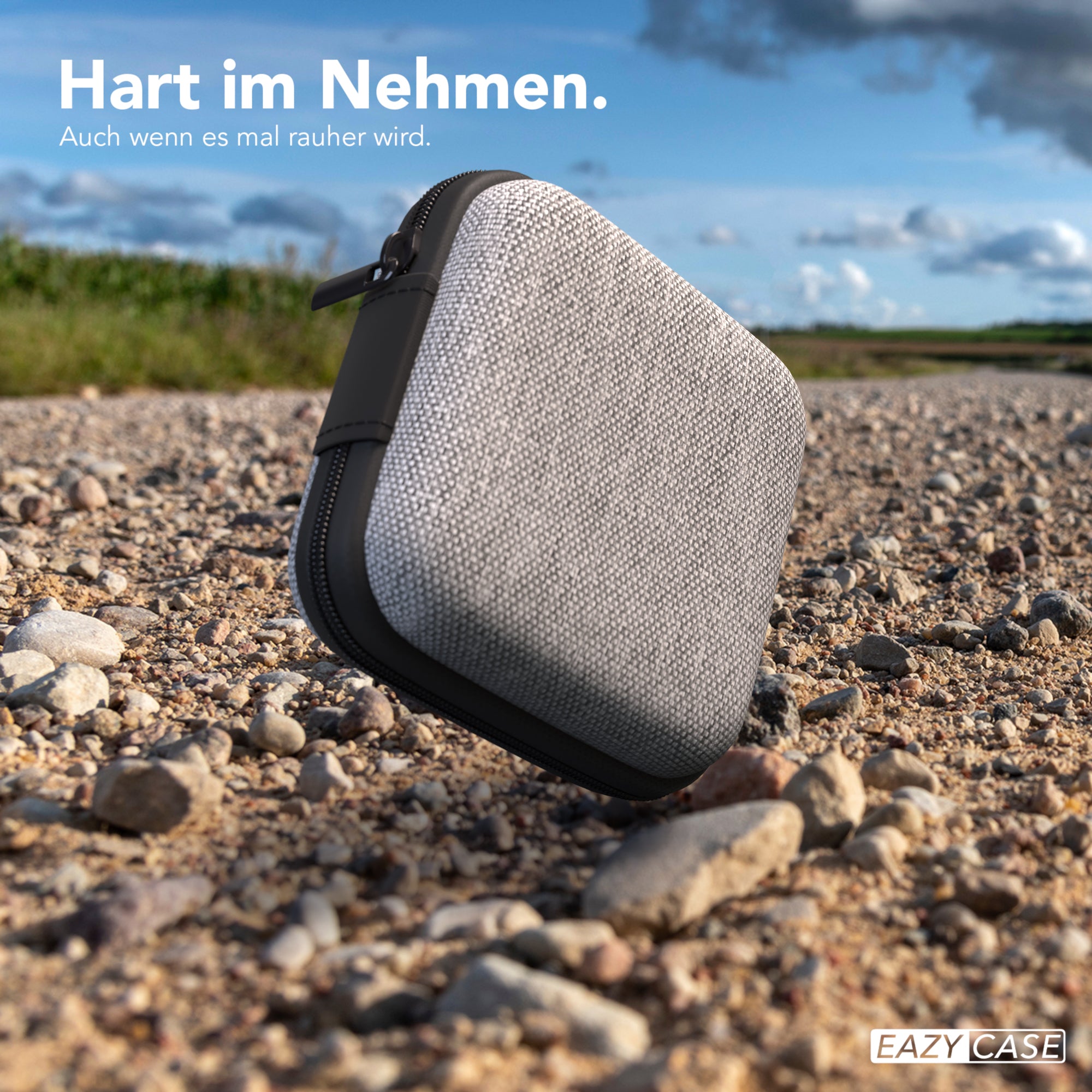 Universal Tasche für In-Ear Kopfhörer mit Netzfach