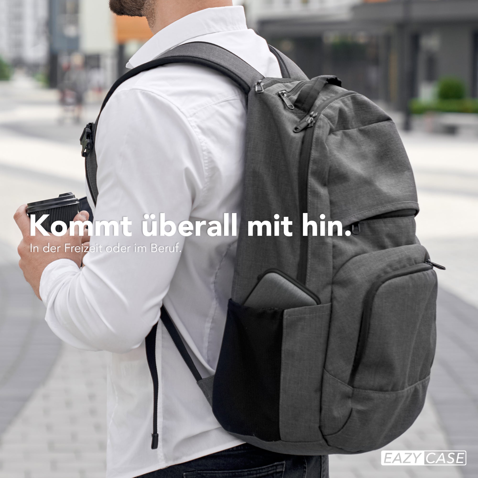 Universal Tasche für In-Ear Kopfhörer mit Netzfach