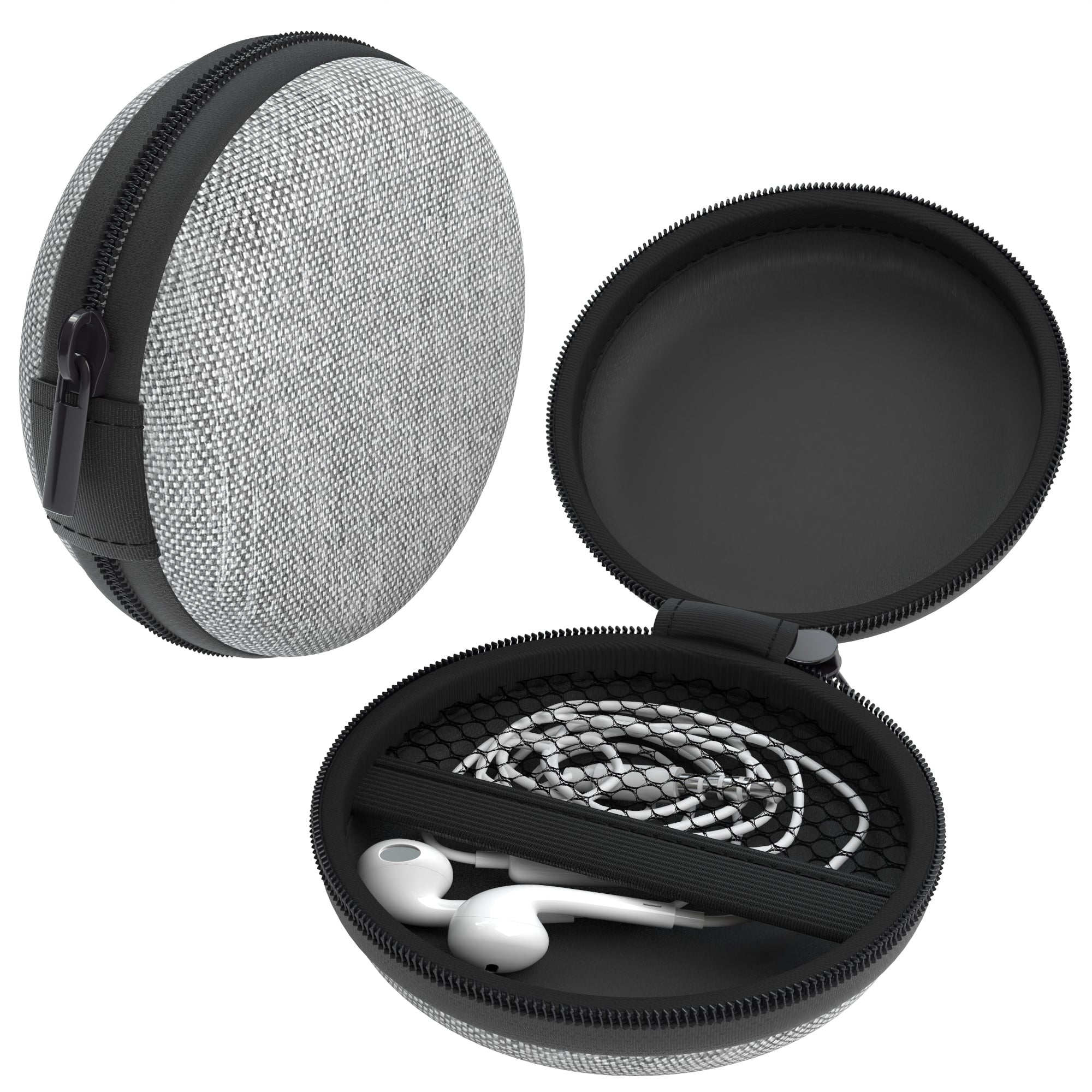 Universal Tasche für In-Ear Kopfhörer mit Netzfach