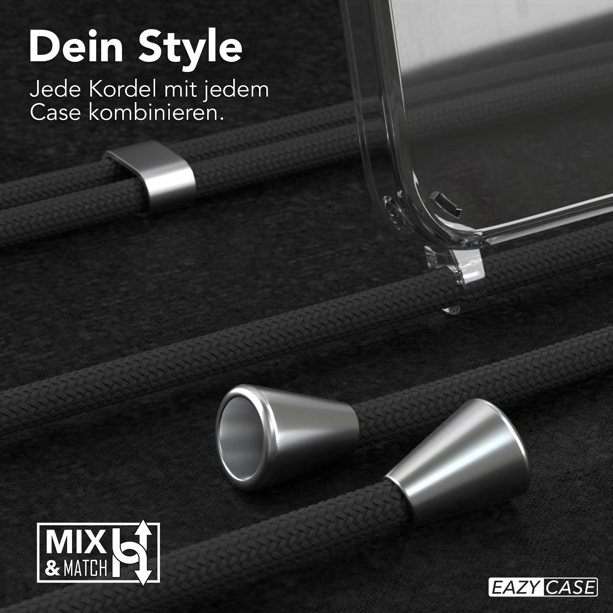 Galaxy S23 Ultra transparente Hülle + Kordel