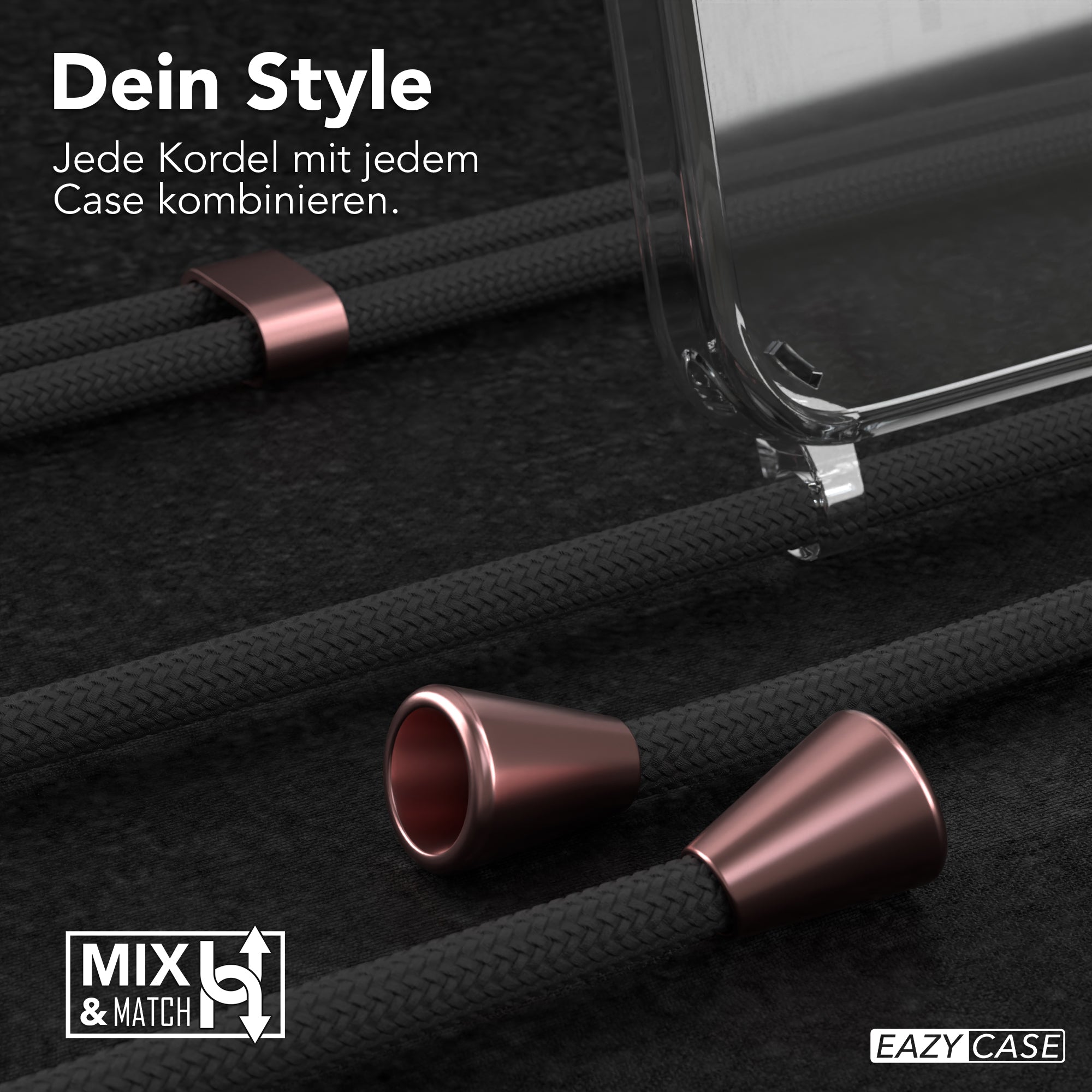 Galaxy S23 transparente Hülle + Kordel