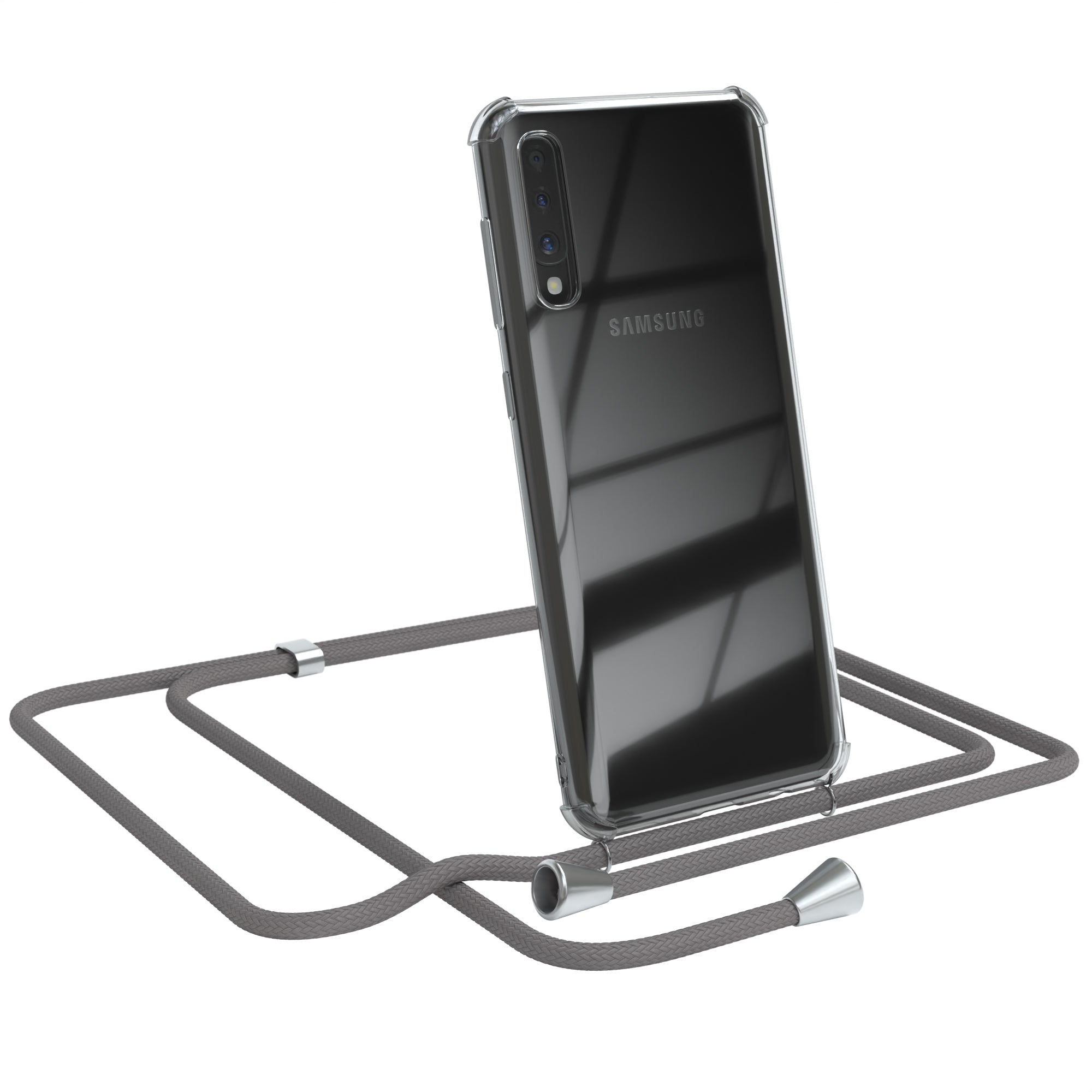 Galaxy A50 / A30s / A50s transparente Hülle + Kordel