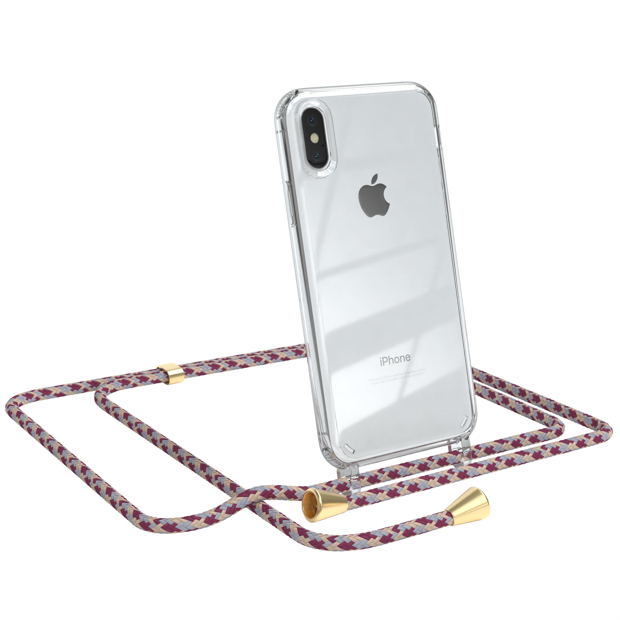 iPhone XS Max transparente Hülle + Kordel