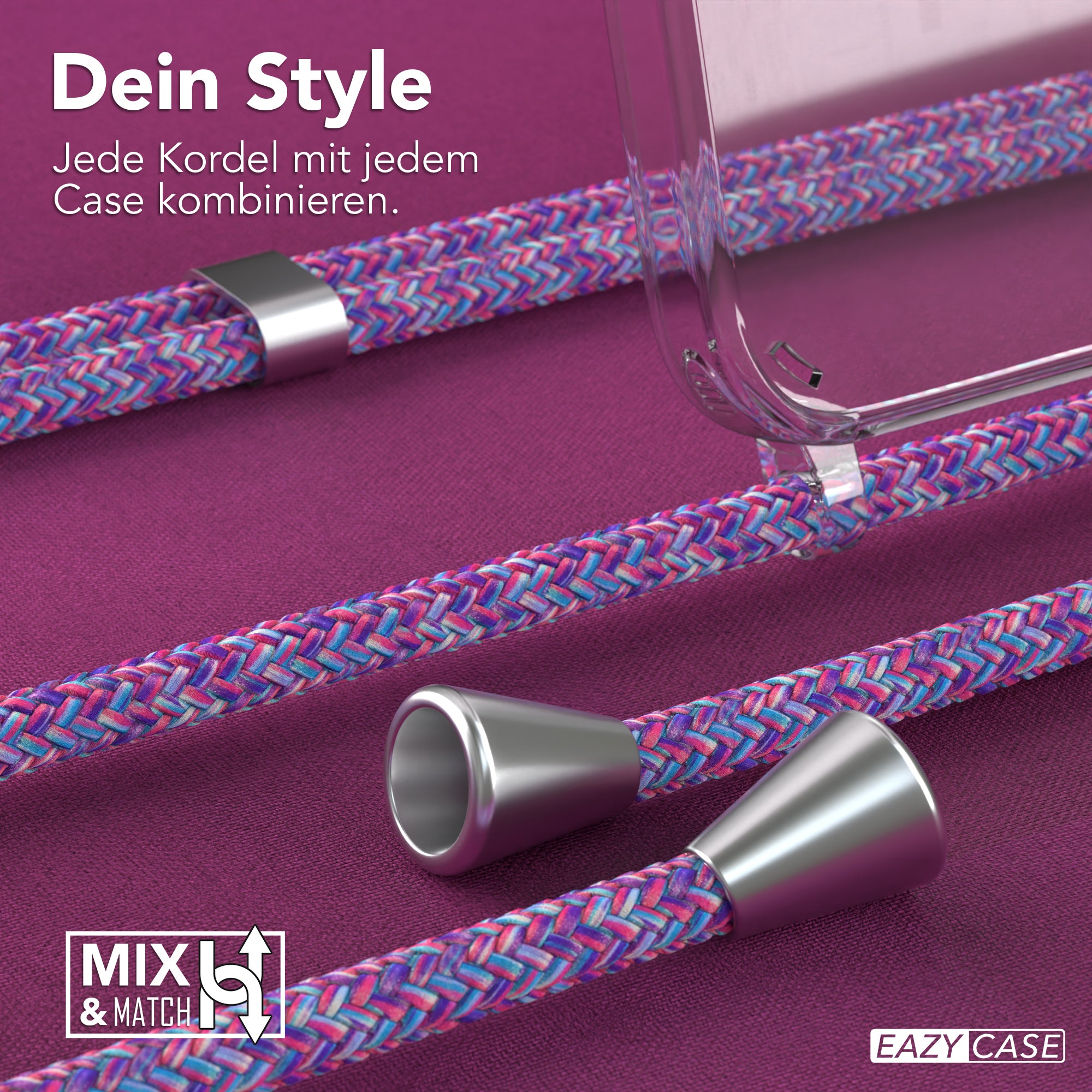 Galaxy S21 Ultra 5G transparente Hülle + Kordel