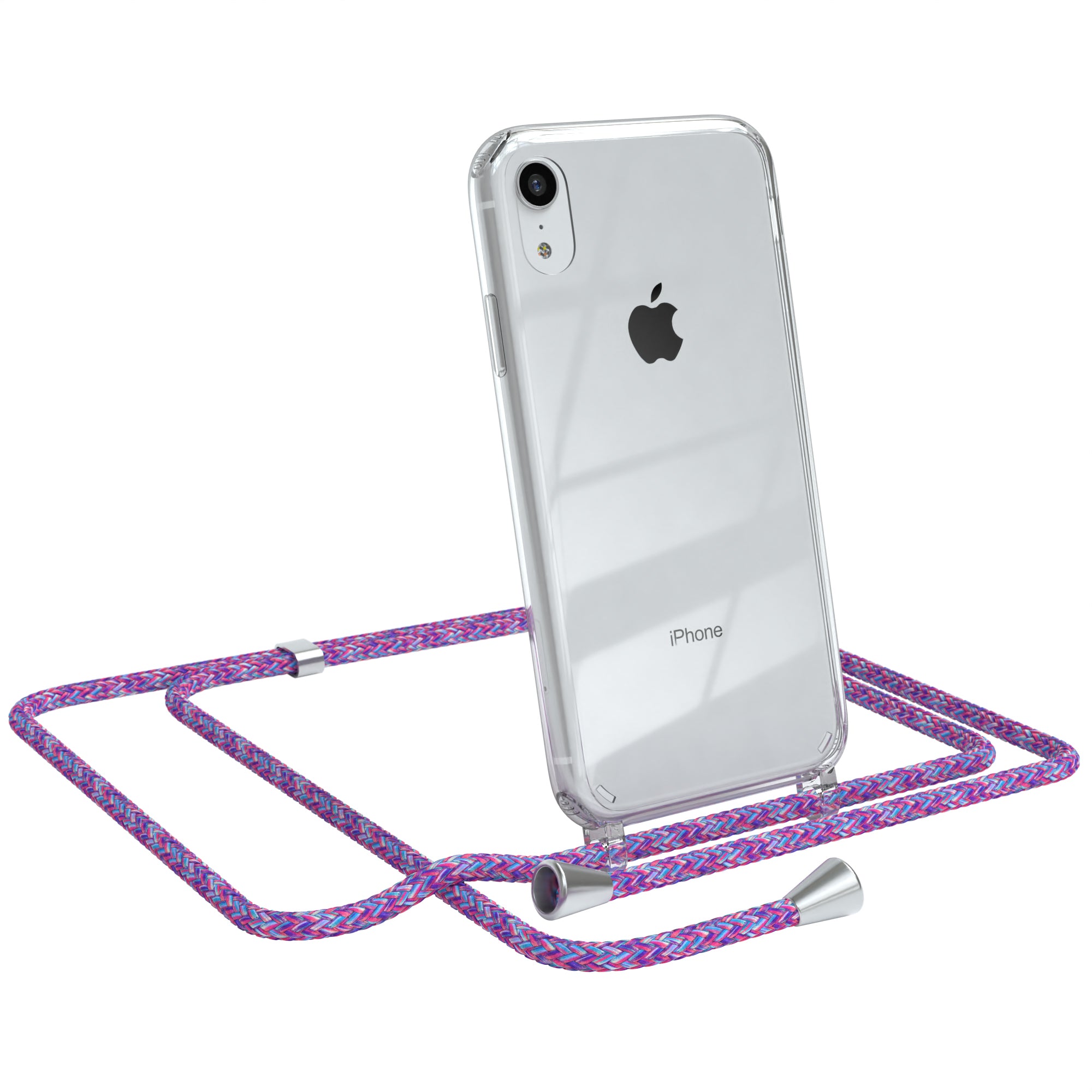 iPhone XR transparente Hülle + Kordel