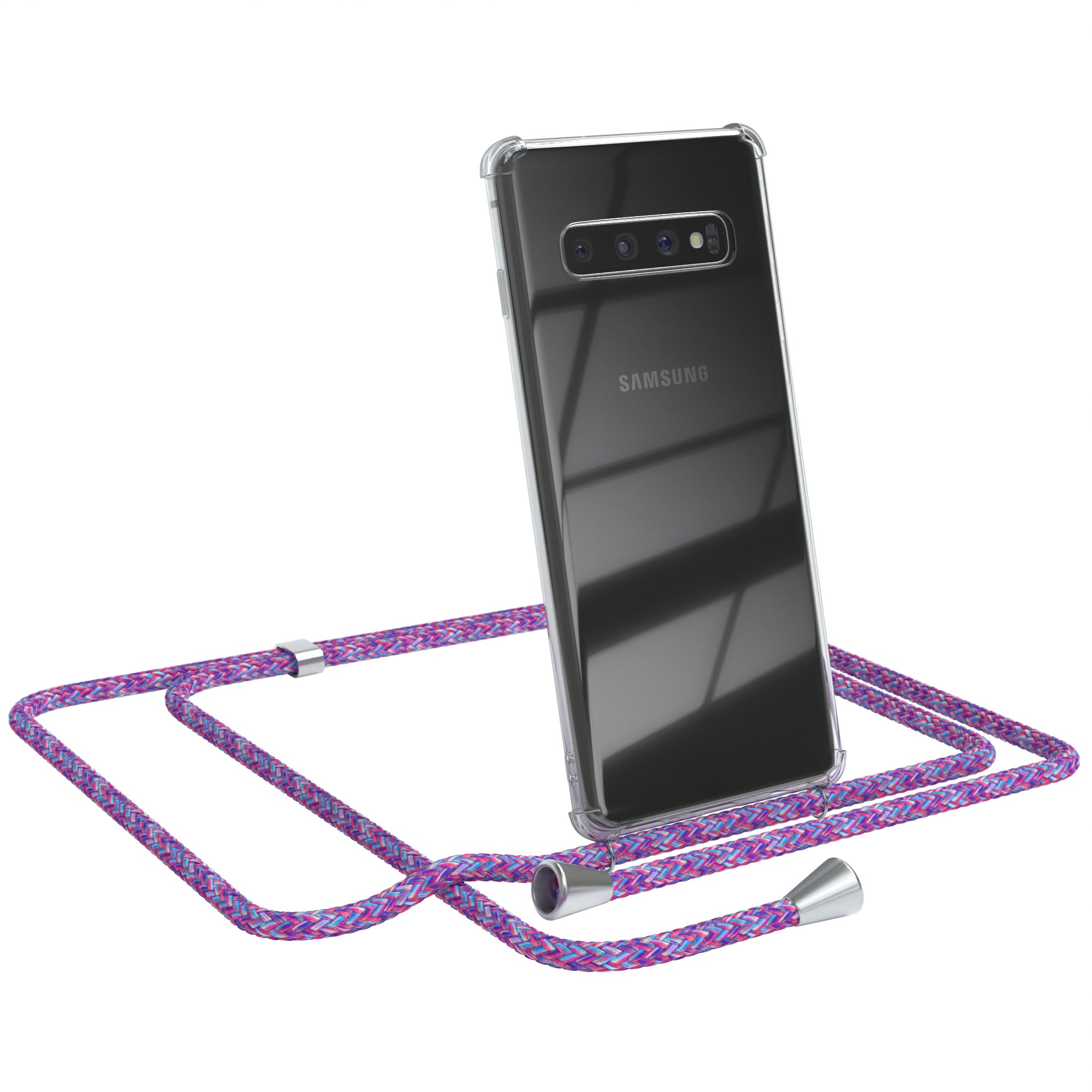 Galaxy S10 transparente Hülle + Kordel