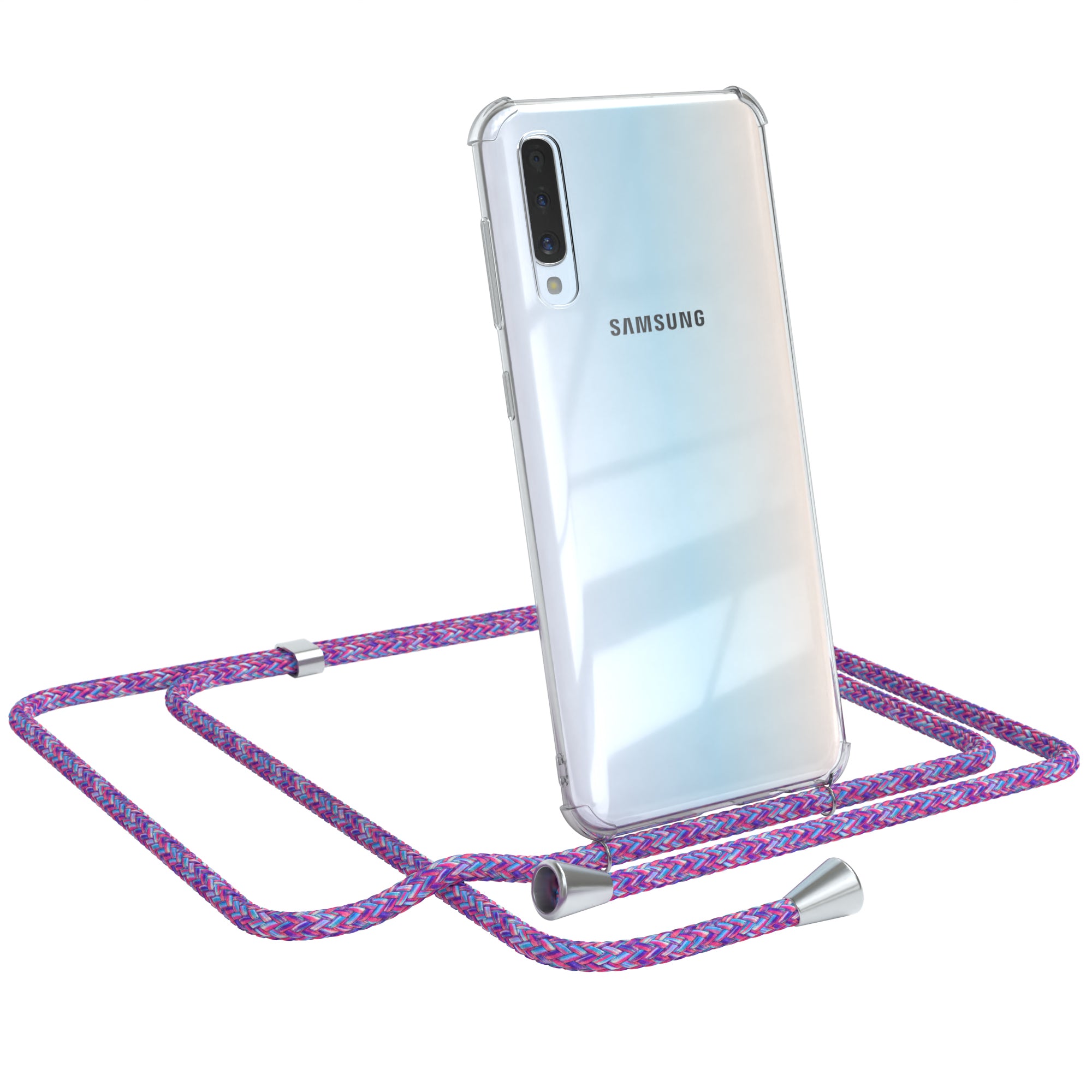 Galaxy A50 / A30s / A50s transparente Hülle + Kordel