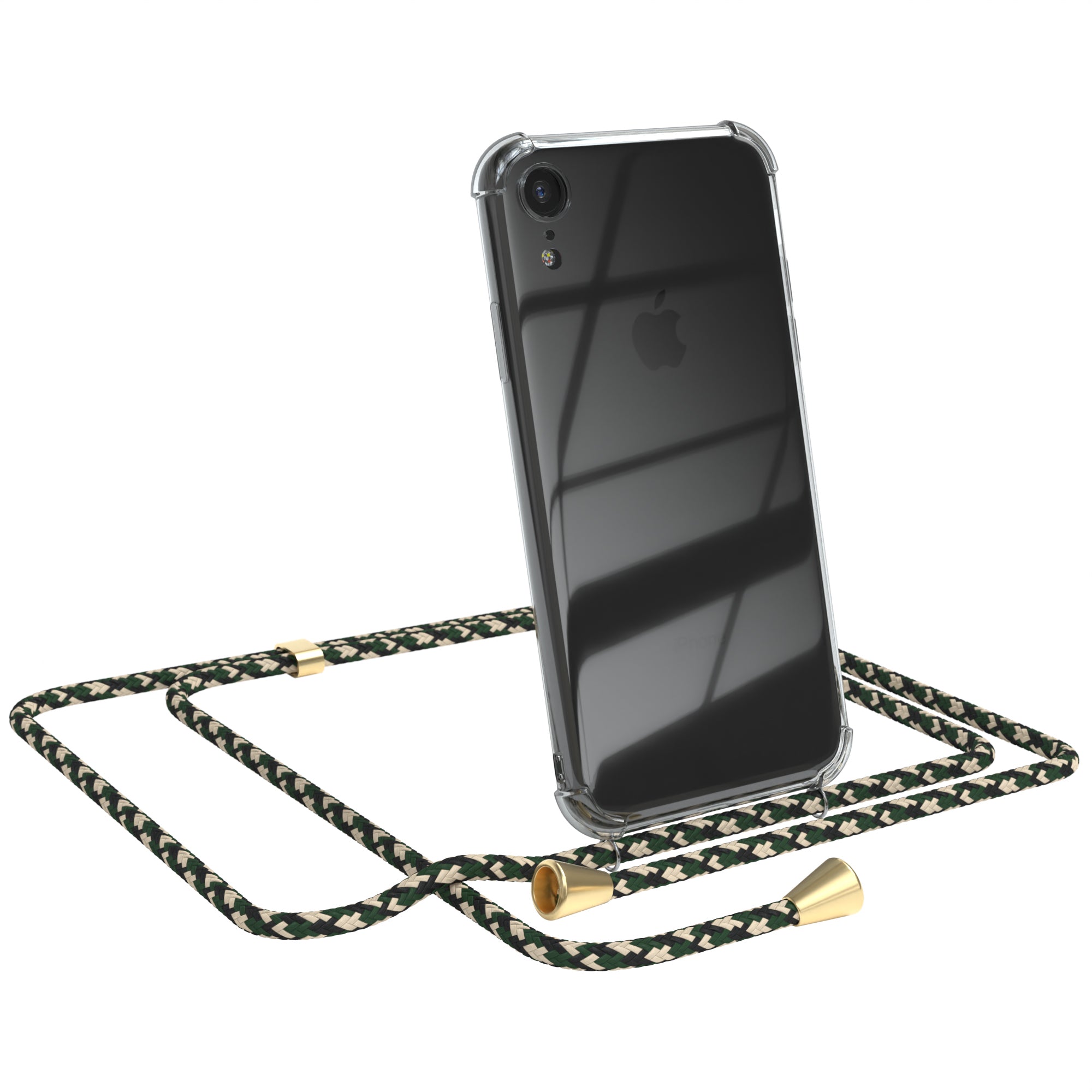 iPhone XR transparente Hülle + Kordel