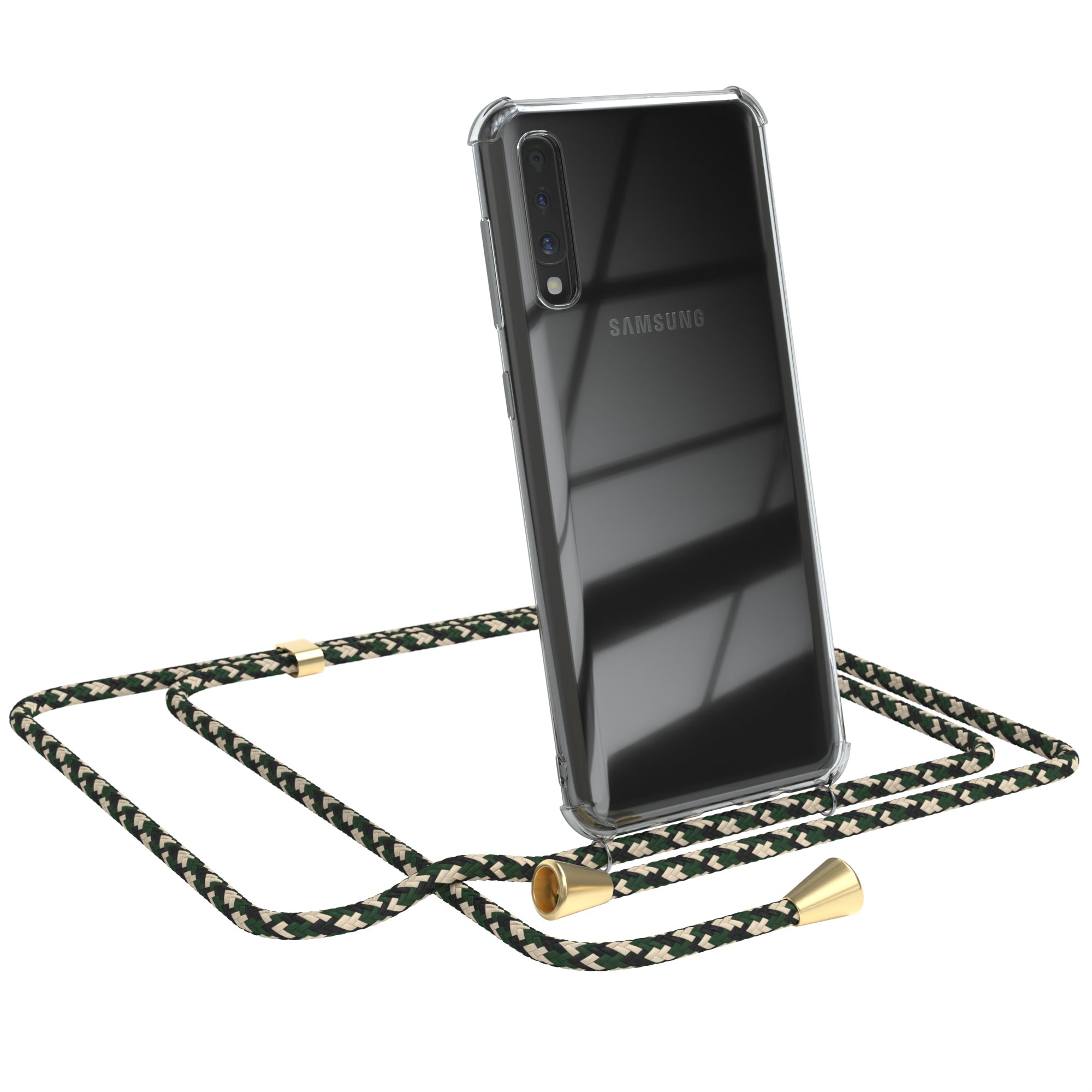 Galaxy A50 / A30s / A50s transparente Hülle + Kordel