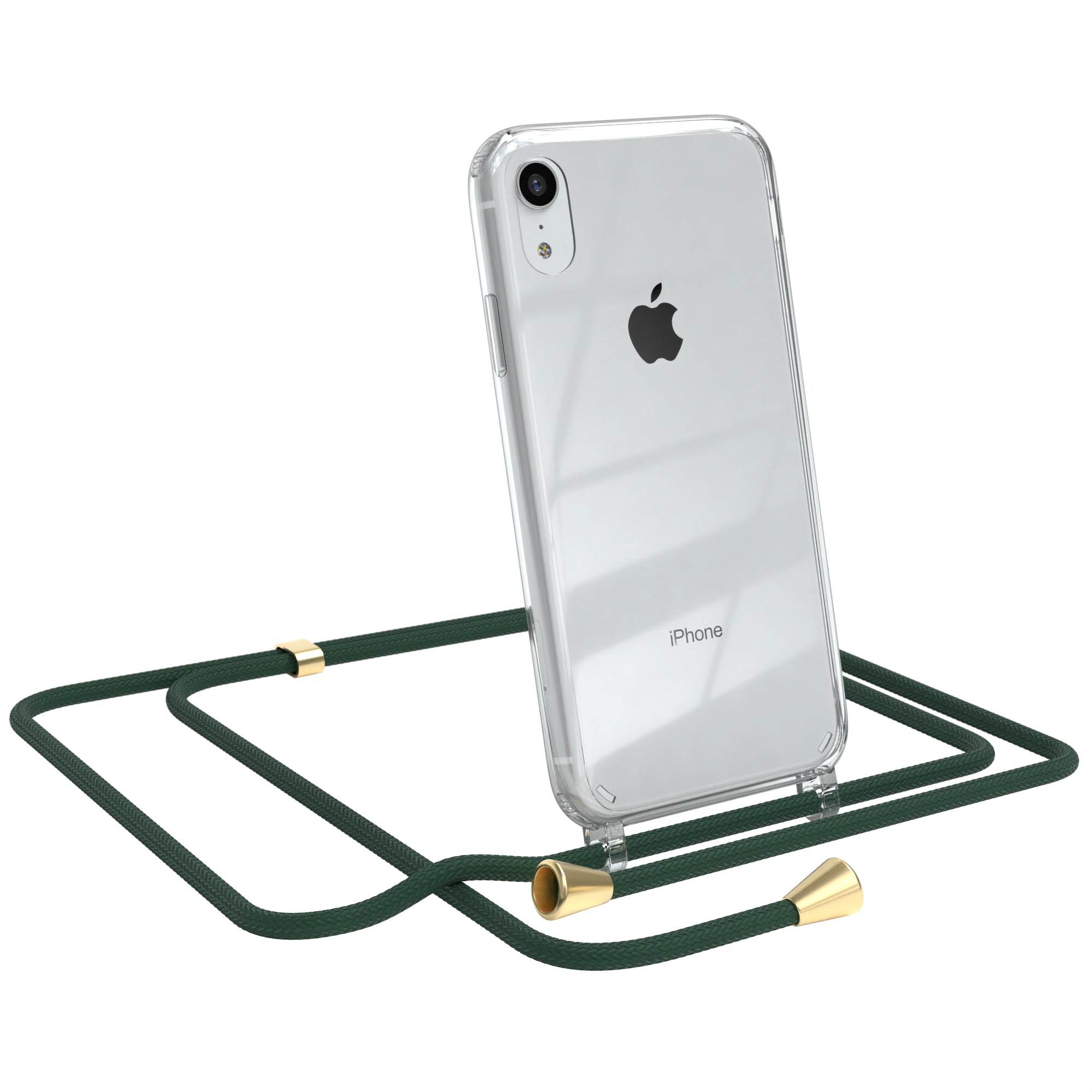 iPhone XR transparente Hülle + Kordel
