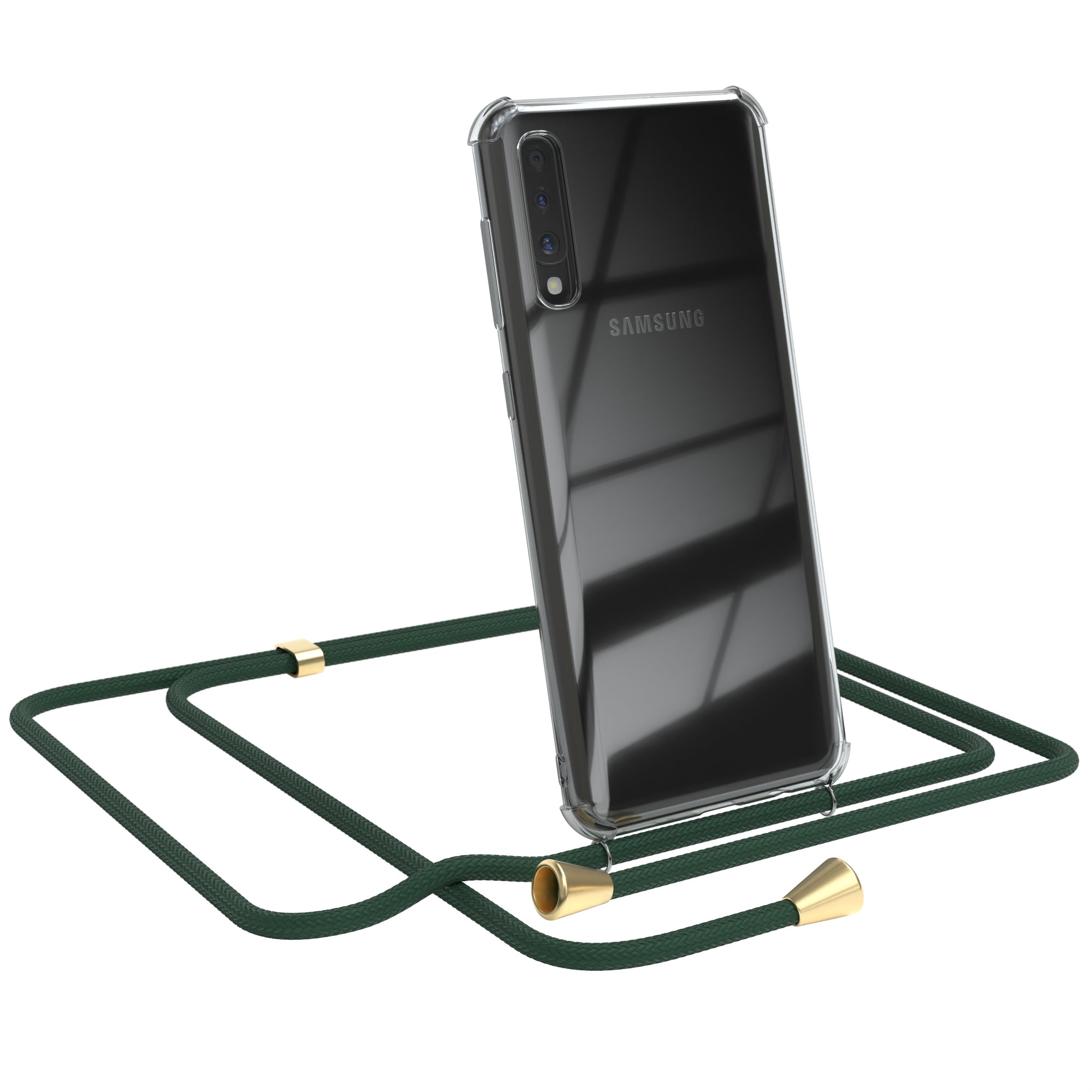 Galaxy A50 / A30s / A50s transparente Hülle + Kordel
