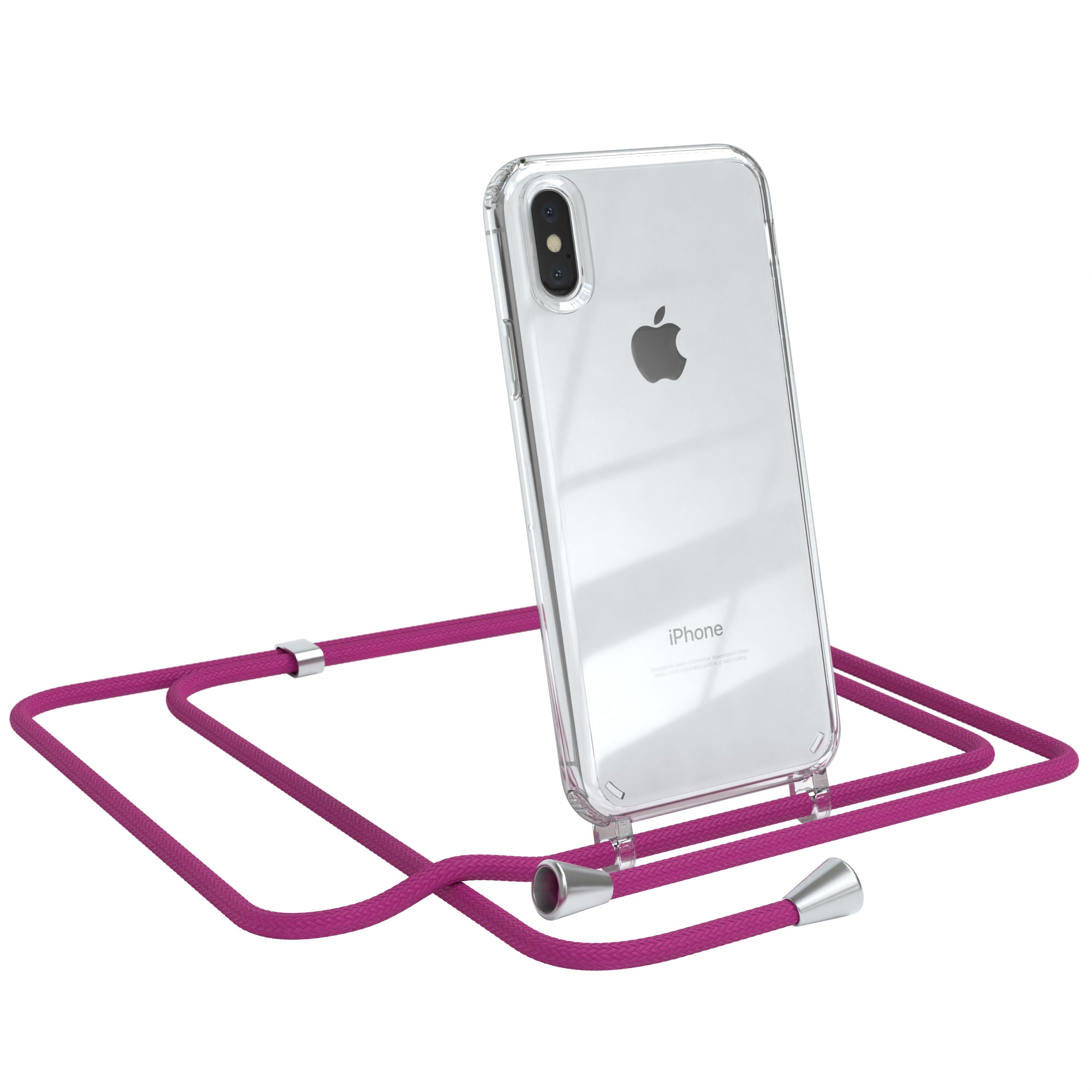 iPhone XS Max transparente Hülle + Kordel