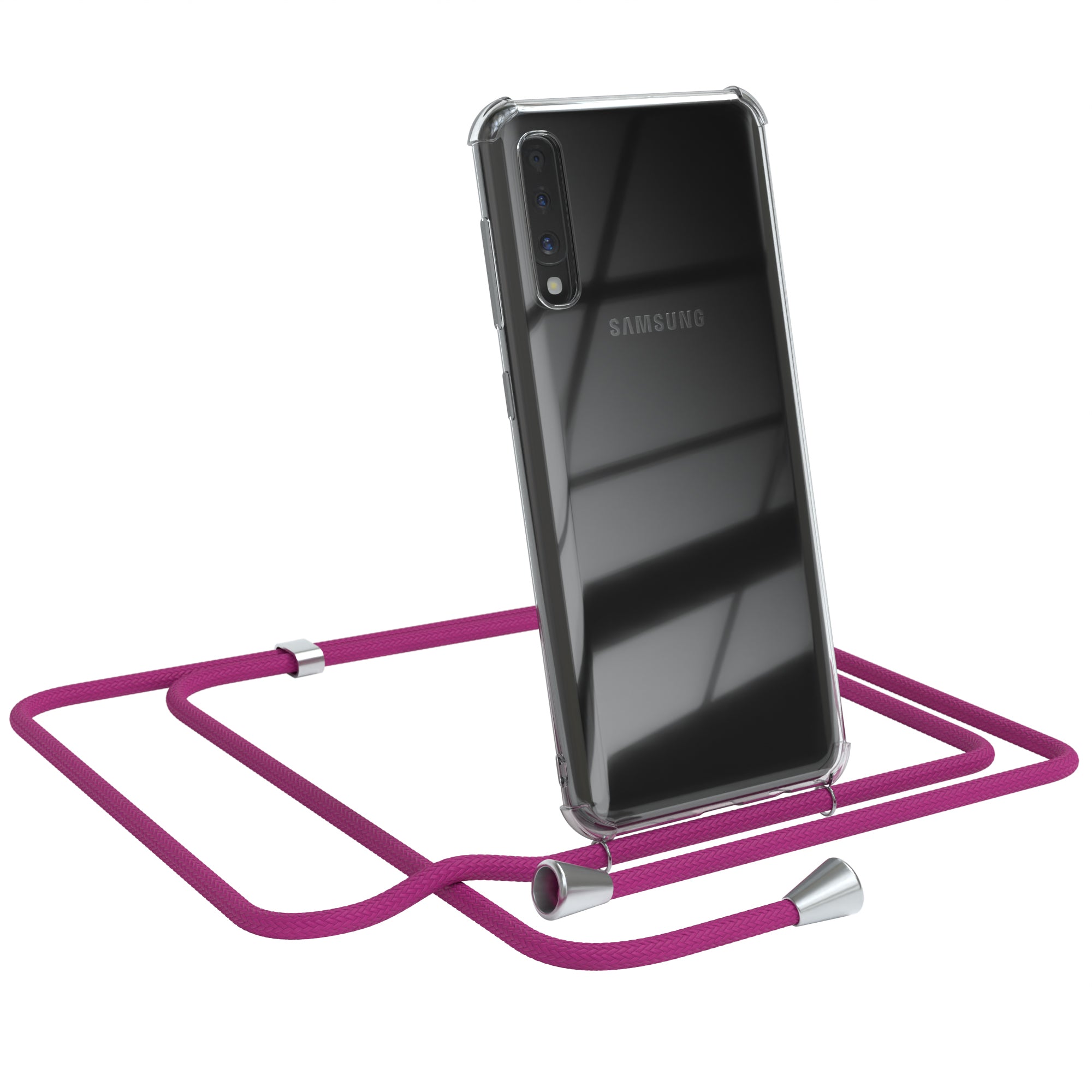Galaxy A50 / A30s / A50s transparente Hülle + Kordel