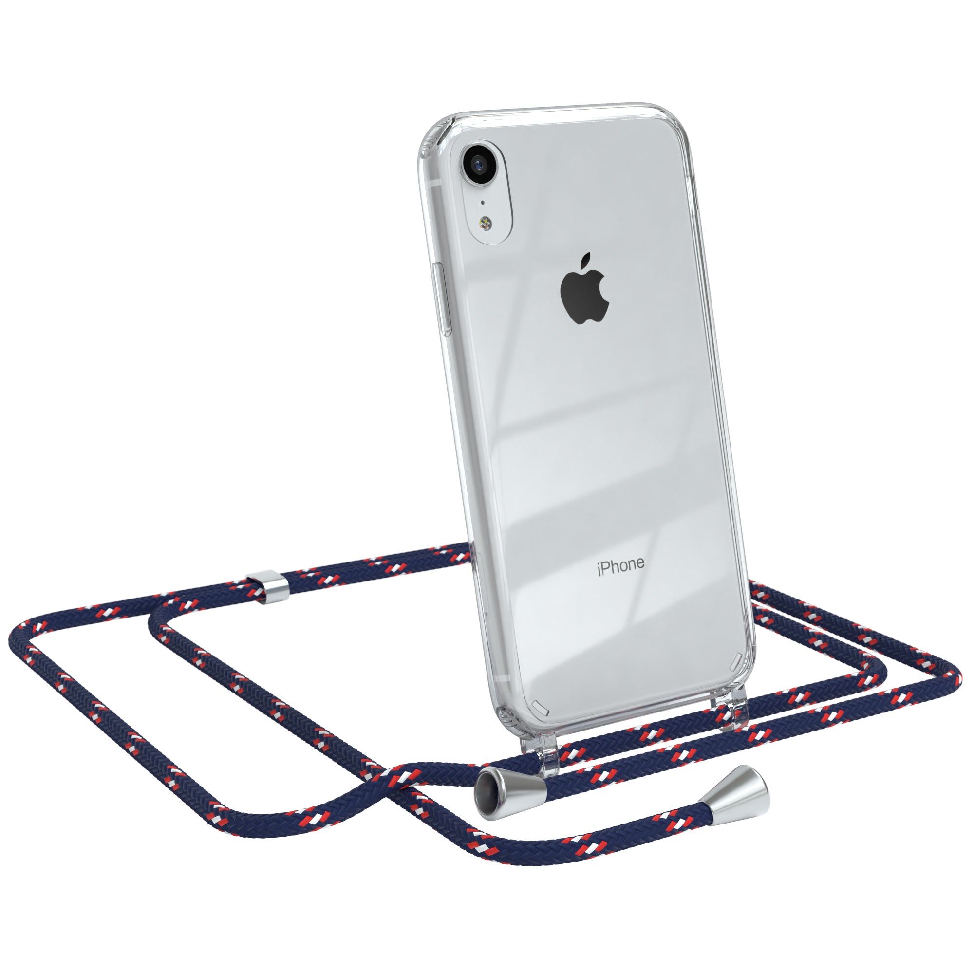 iPhone XR transparente Hülle + Kordel