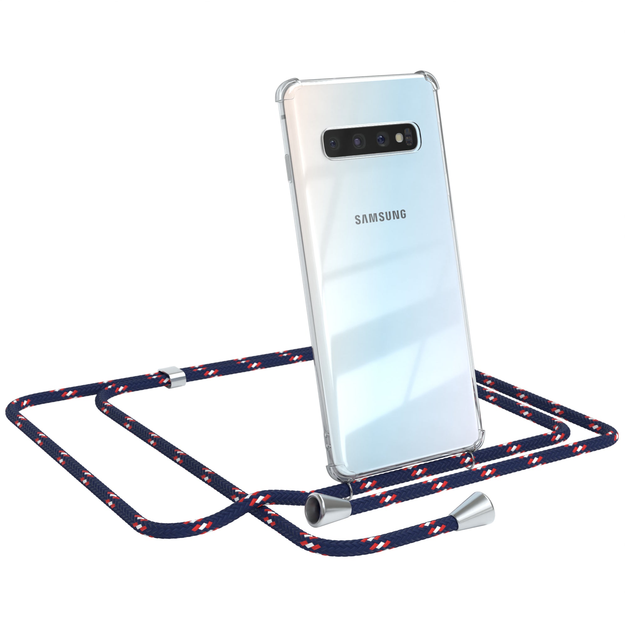 Galaxy S10 transparente Hülle + Kordel