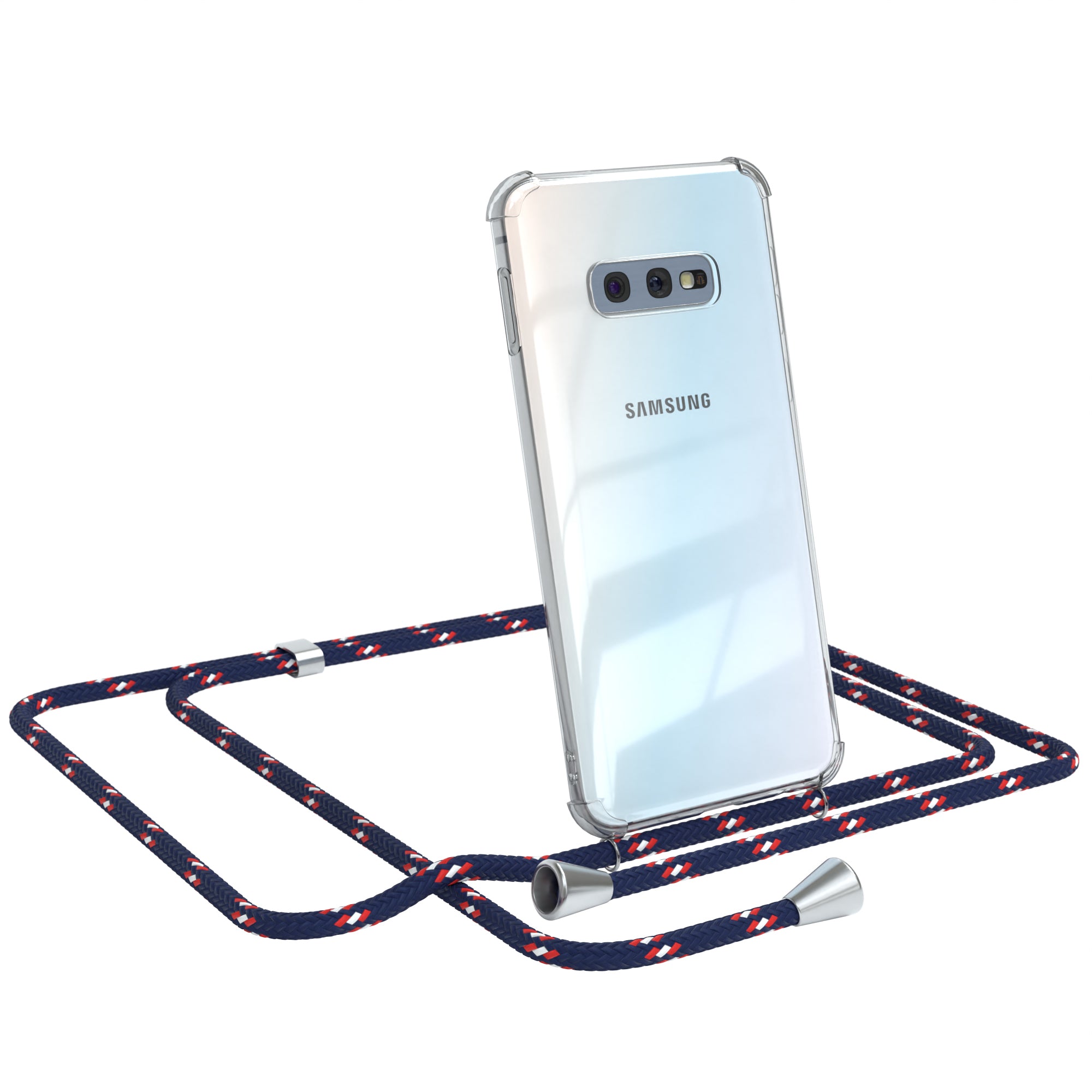 Galaxy S10e transparente Hülle + Kordel