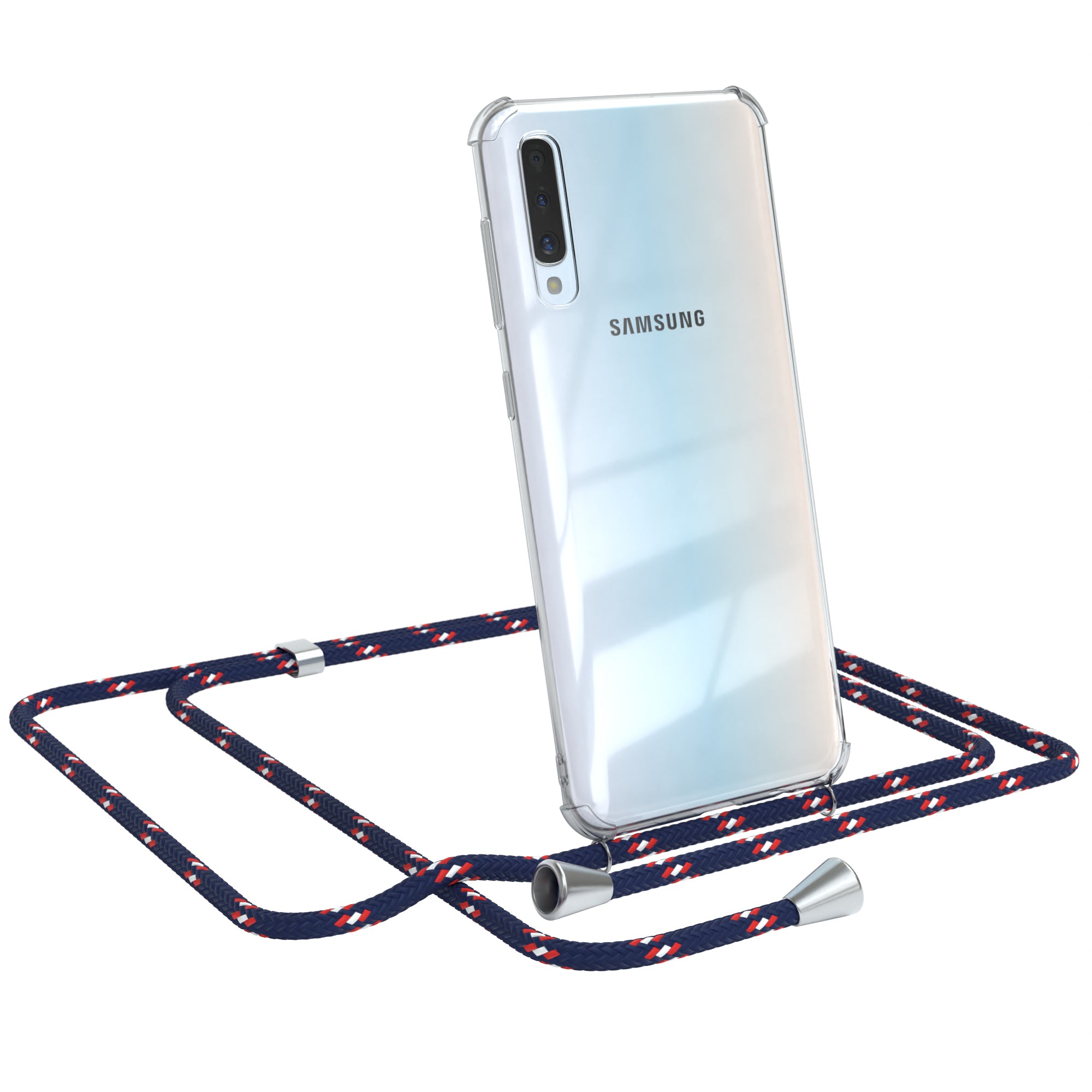 Galaxy A50 / A30s / A50s transparente Hülle + Kordel