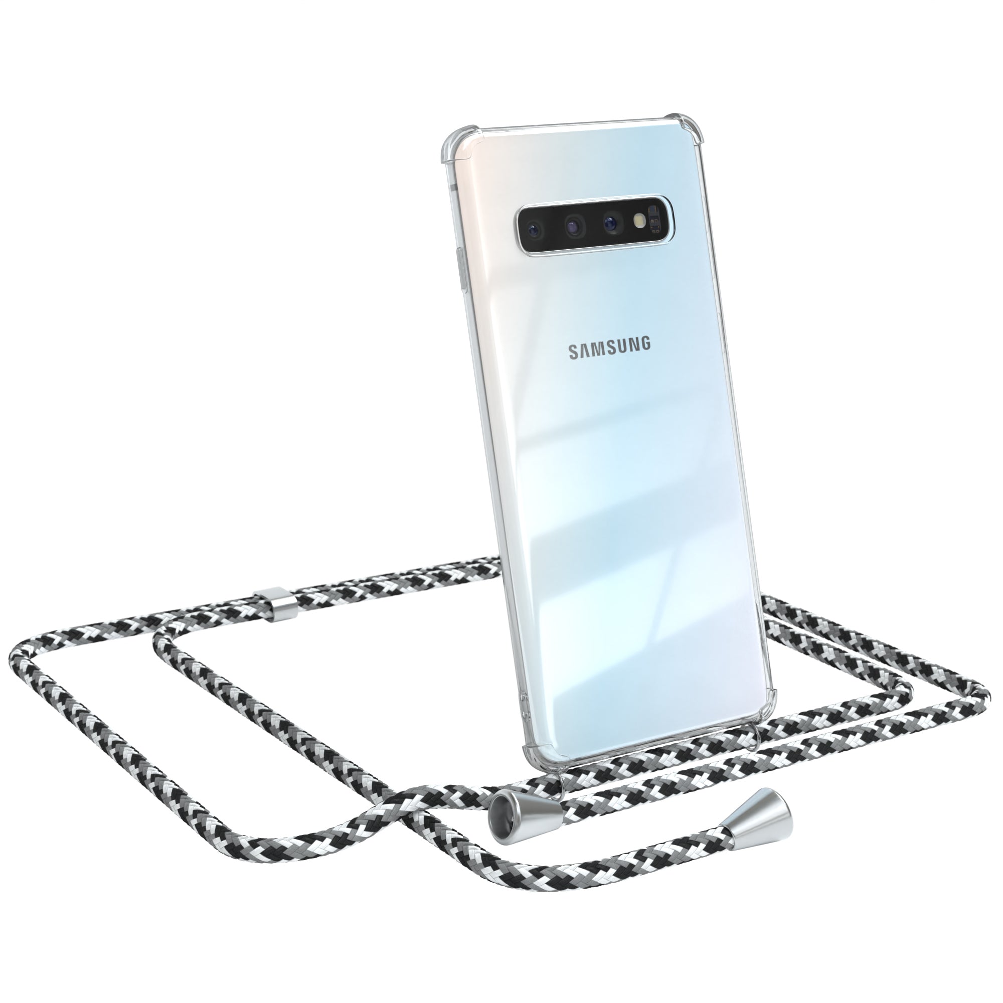 Galaxy S10 transparente Hülle + Kordel
