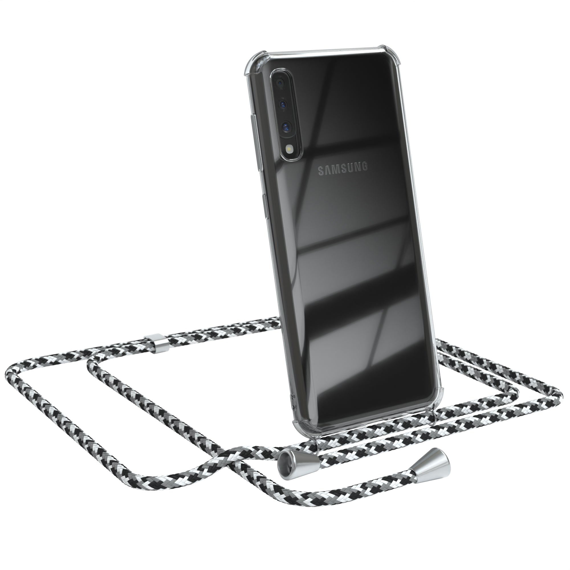 Galaxy A50 / A30s / A50s transparente Hülle + Kordel