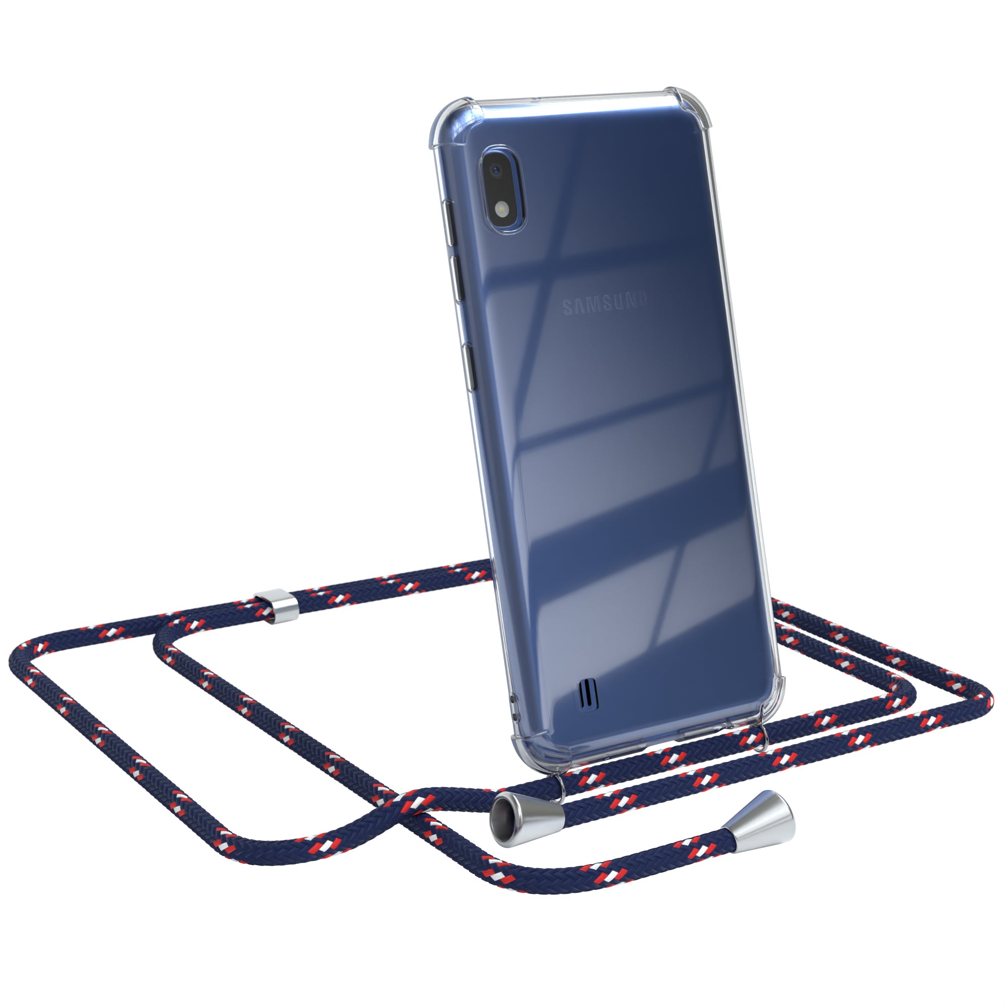 Galaxy A10 transparente Hülle + Kordel