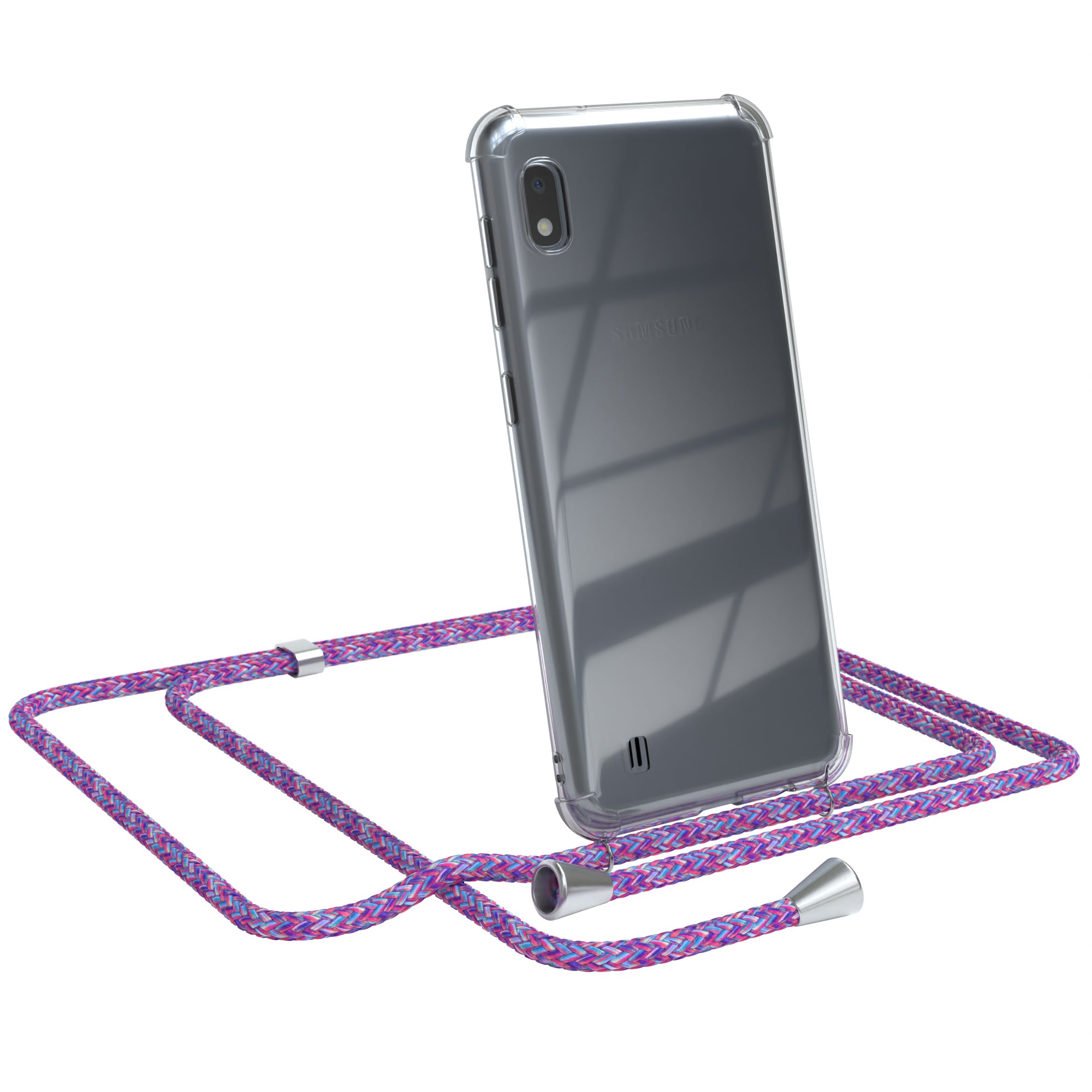 Galaxy A10 transparente Hülle + Kordel