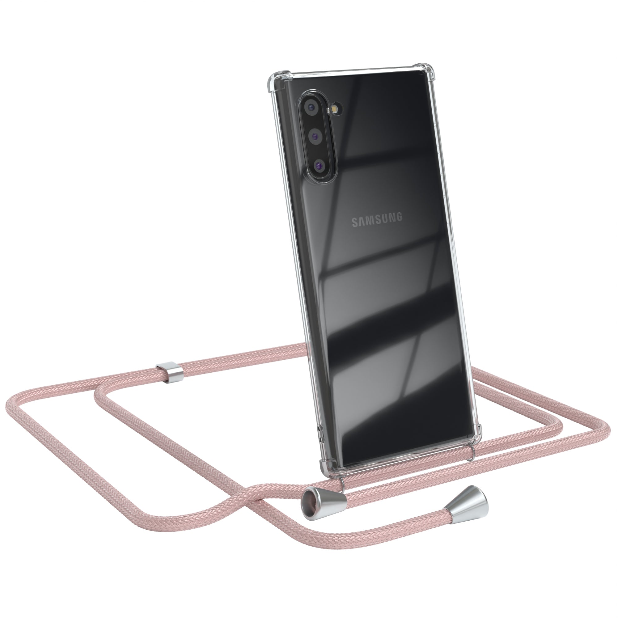 Galaxy Note 10 transparente Hülle + Kordel