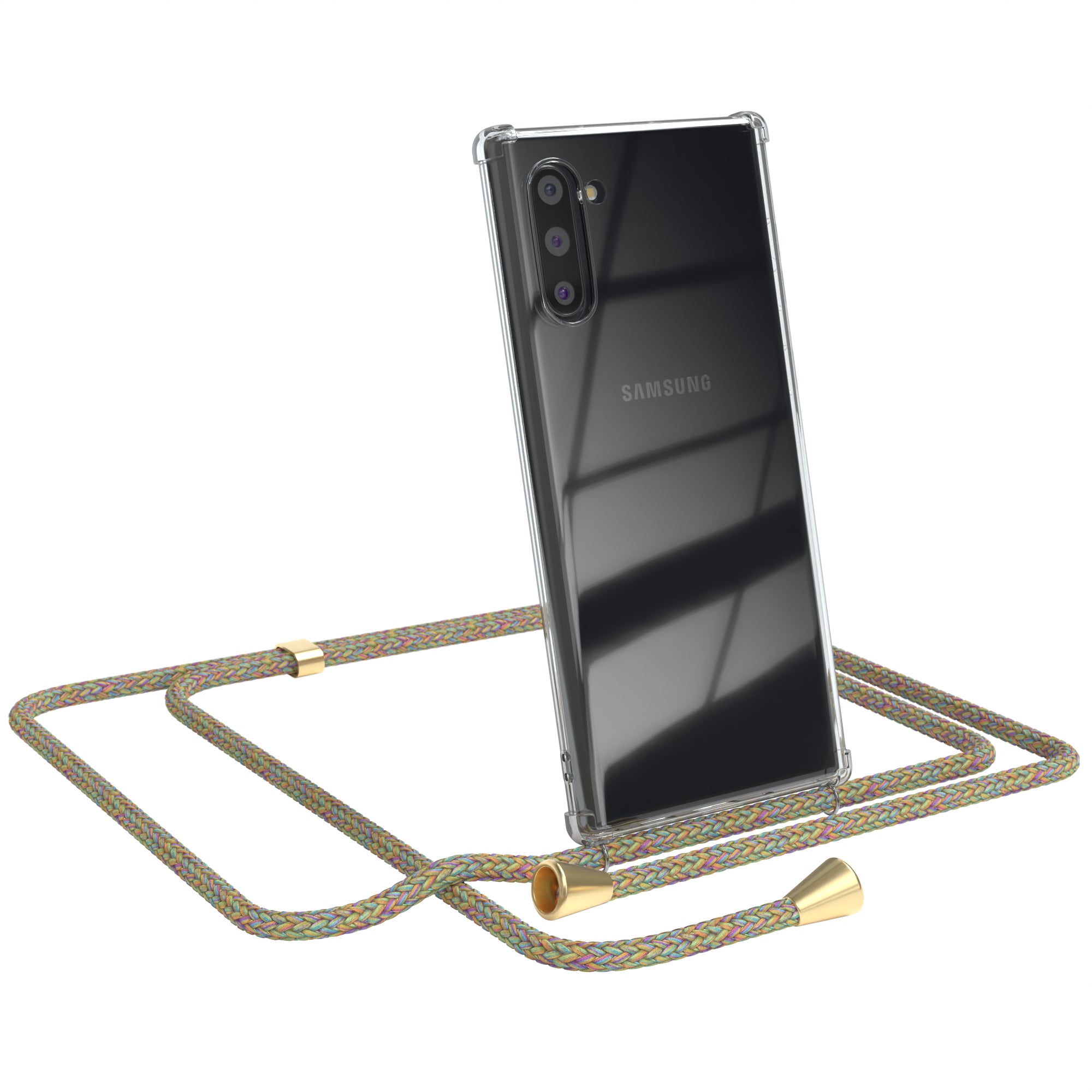 Galaxy Note 10 transparente Hülle + Kordel