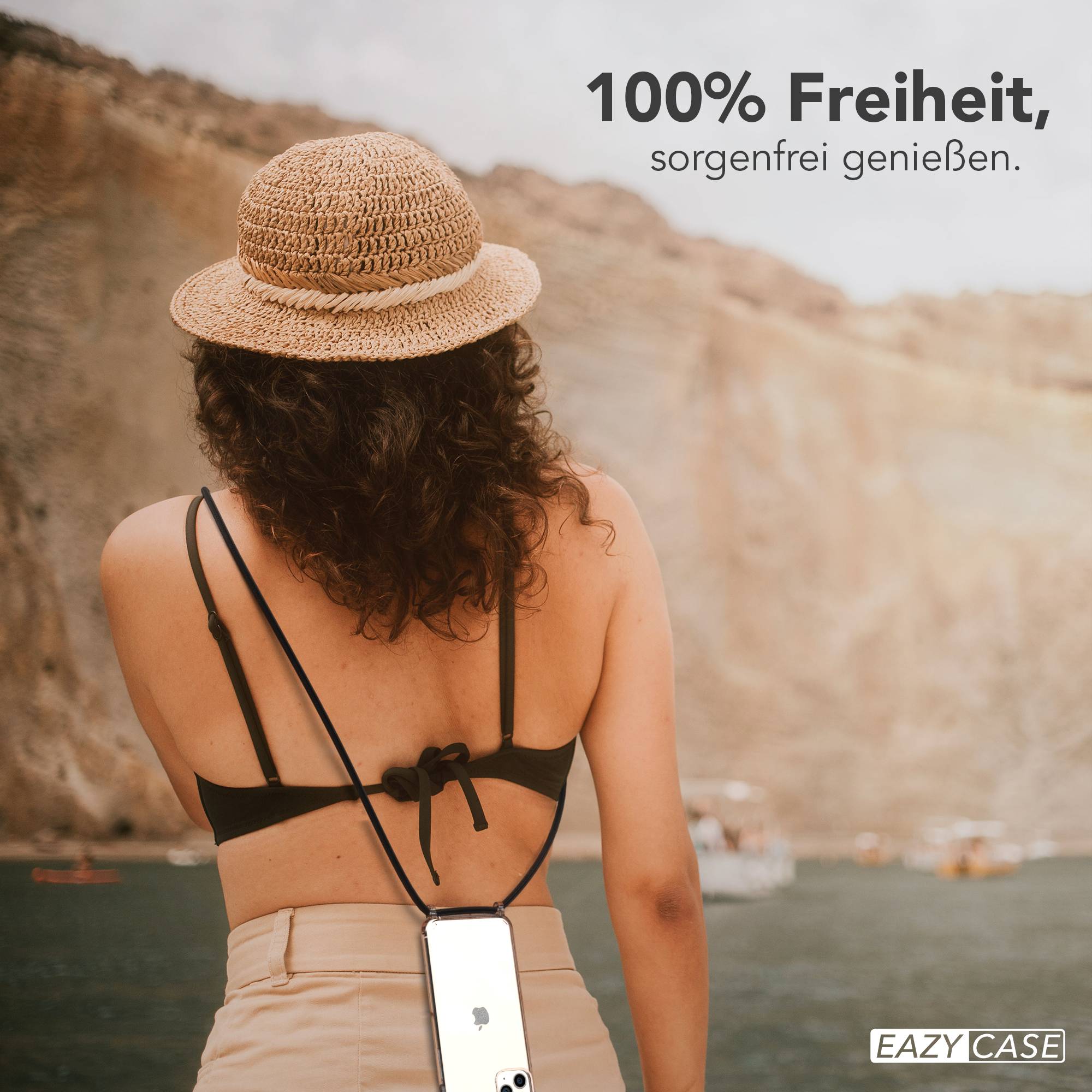 iPhone 11 Pro Max transparente Hülle + Kordel