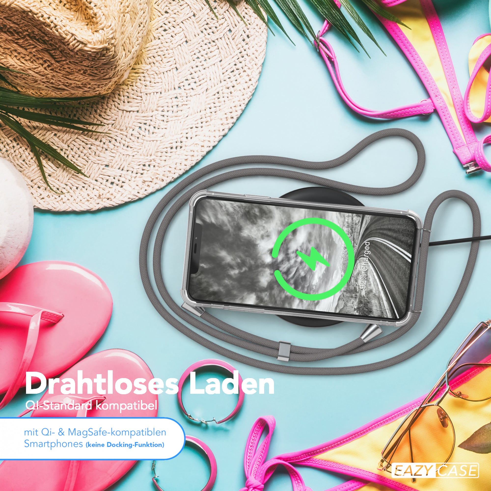 iPhone 11 Pro Max transparente Hülle + Kordel