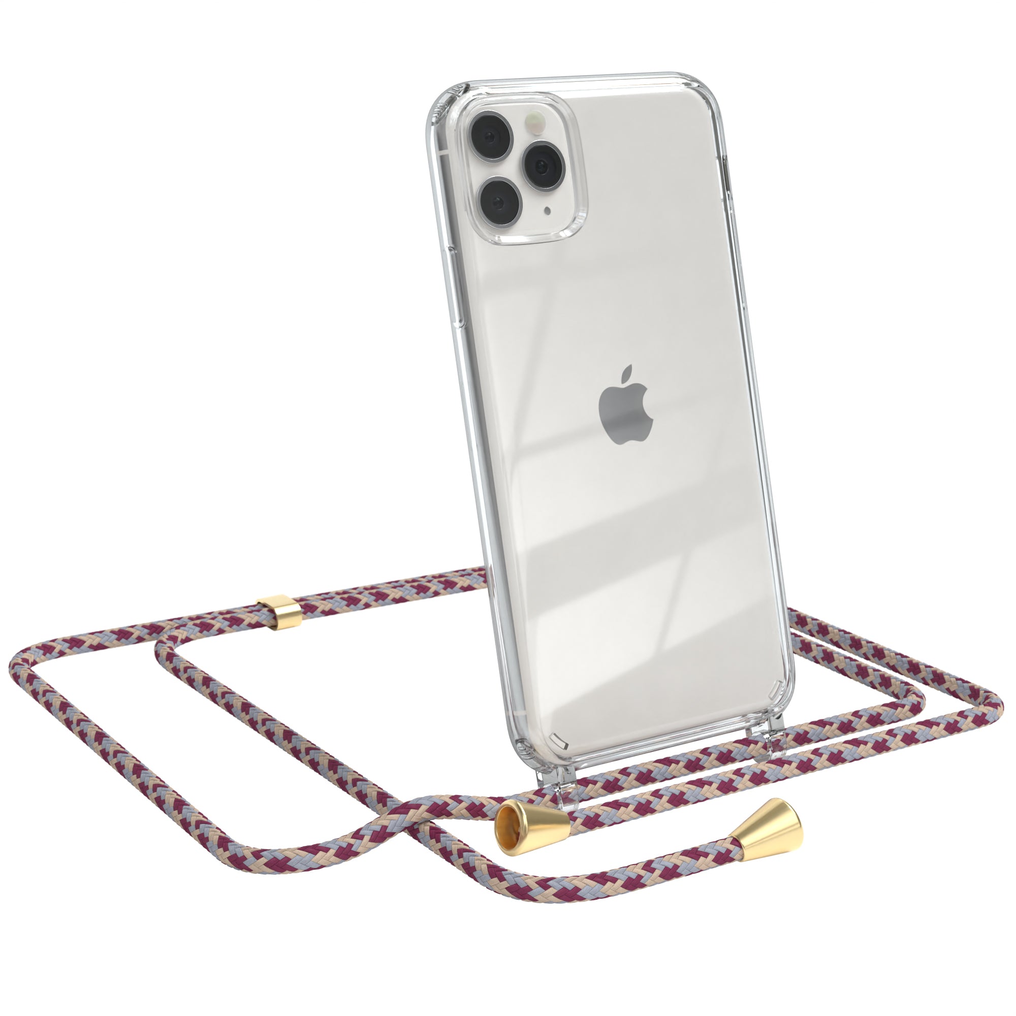 iPhone 11 Pro Max transparente Hülle + Kordel